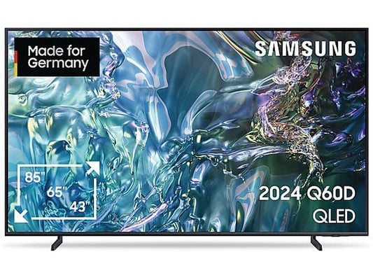 SAMSUNG GQ75Q60D QLED TV (Flat, 75 Zoll / 189 cm, UHD 4K, SMART TV, Tizen) SAMSUNG