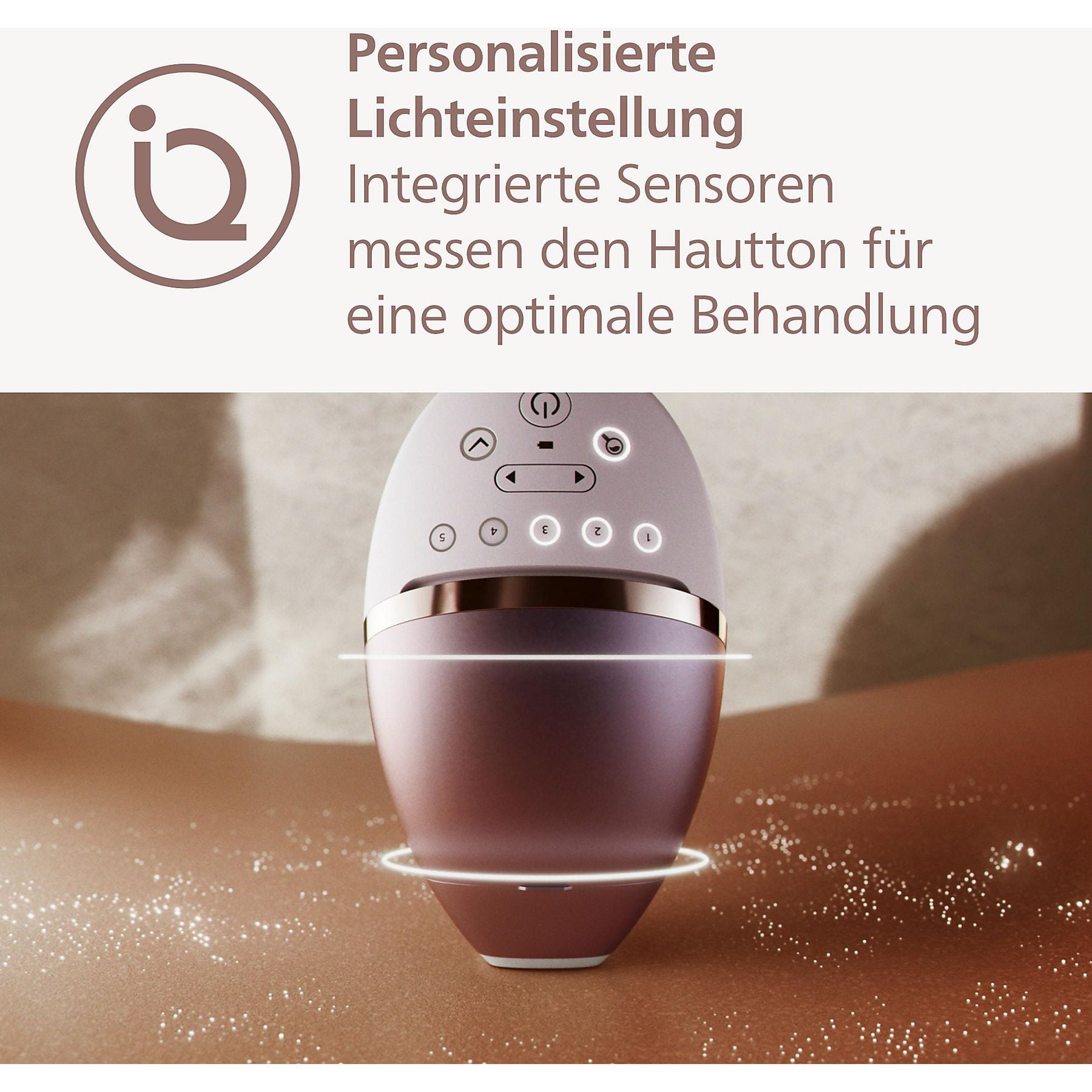 PHILIPS Lumea IPL S9000 BRI957/00 seidig glatte Haut Haarentfernung Rosa PHILIPS