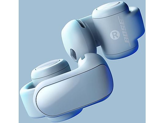 BOSE Ultra Open Earbuds, Open-ear Kopfhörer Bluetooth Mondstein-Blau BOSE