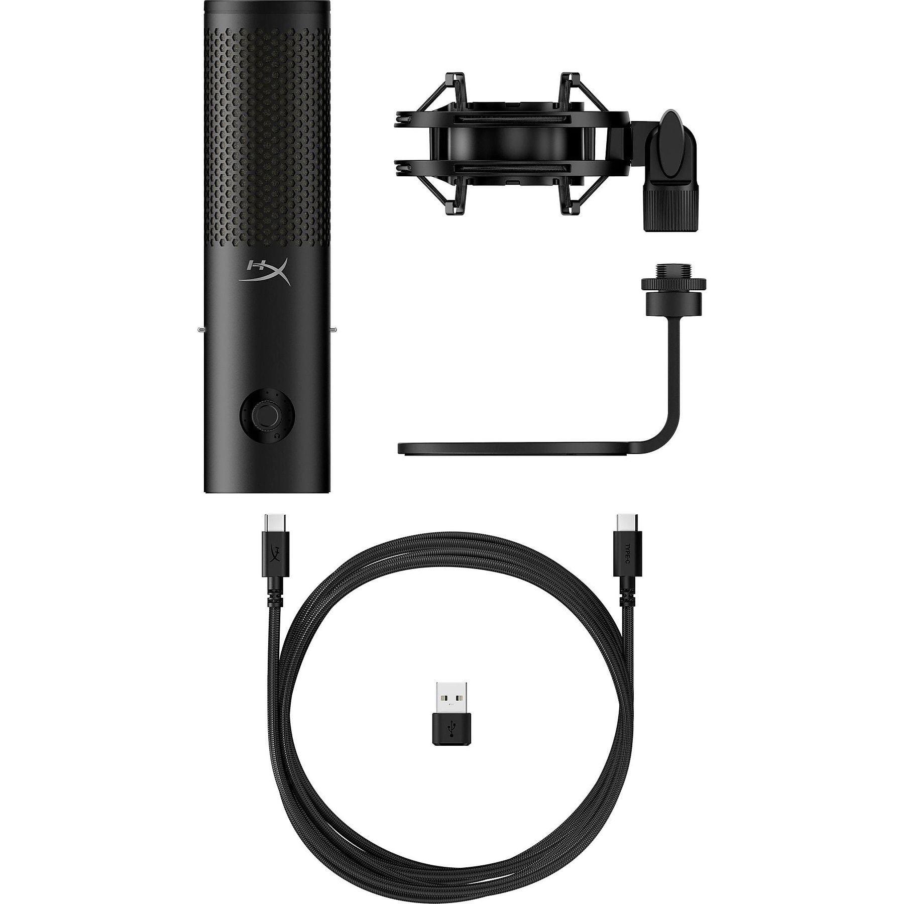 HYPERX QuadCast 2 S - USB Standmikrofon, Schwarz HYPERX