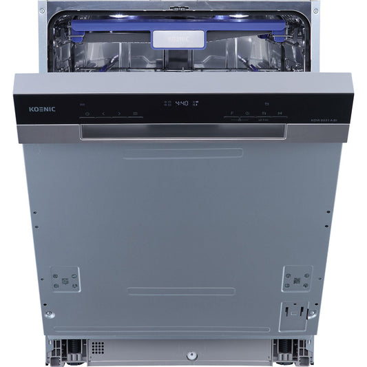 KOENIC KDW 6031 A BI Geschirrspüler (teilintegrierbar, 596 mm breit, 43 dB (A), A) KOENIC