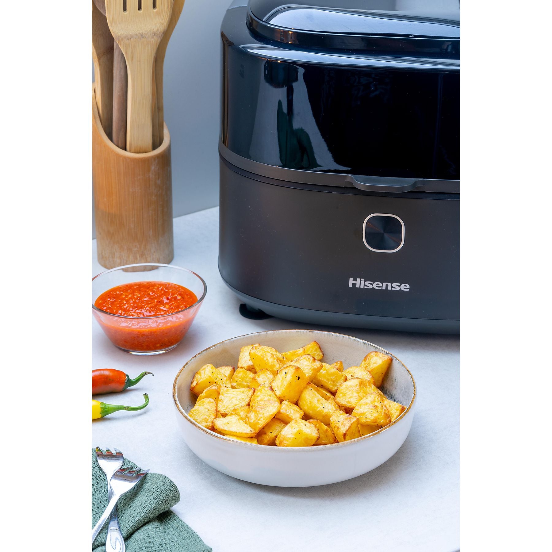 HISENSE HAF1350DR mit Rührarm Heißluftfritteuse HISENSE