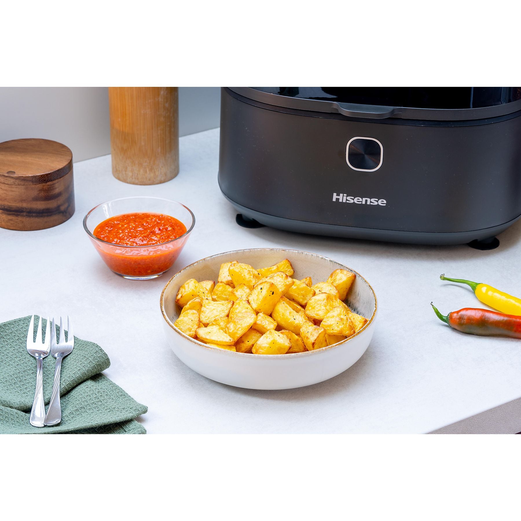 HISENSE HAF1350DR mit Rührarm Heißluftfritteuse HISENSE