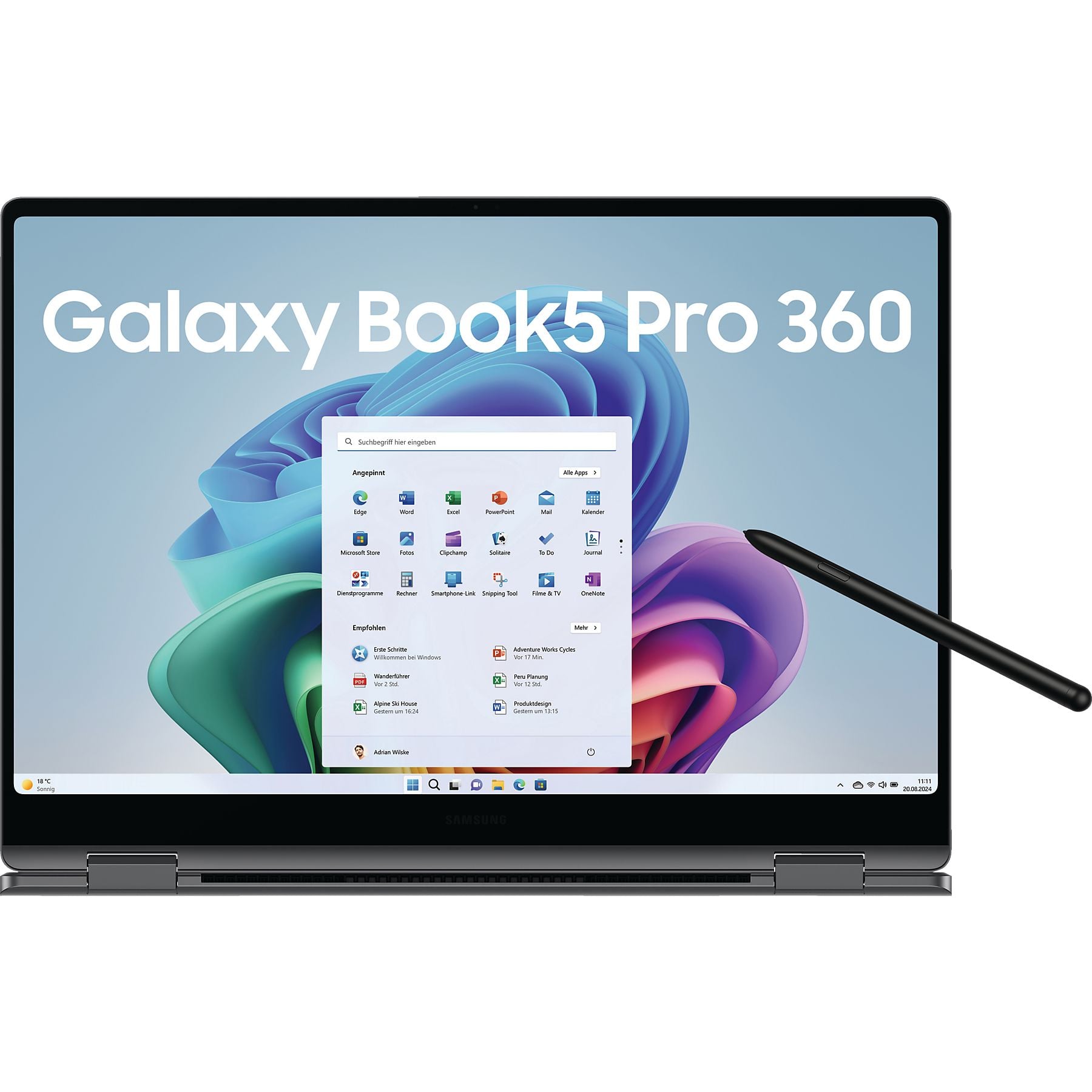 SAMSUNG Galaxy Book5 Pro 360, Copilot+ PC - 16 Zoll - Intel® Core™ Ultra 5 226V - 16 GB - 512 GB - Intel® Arc™ GPU - Windows 11 Home SAMSUNG