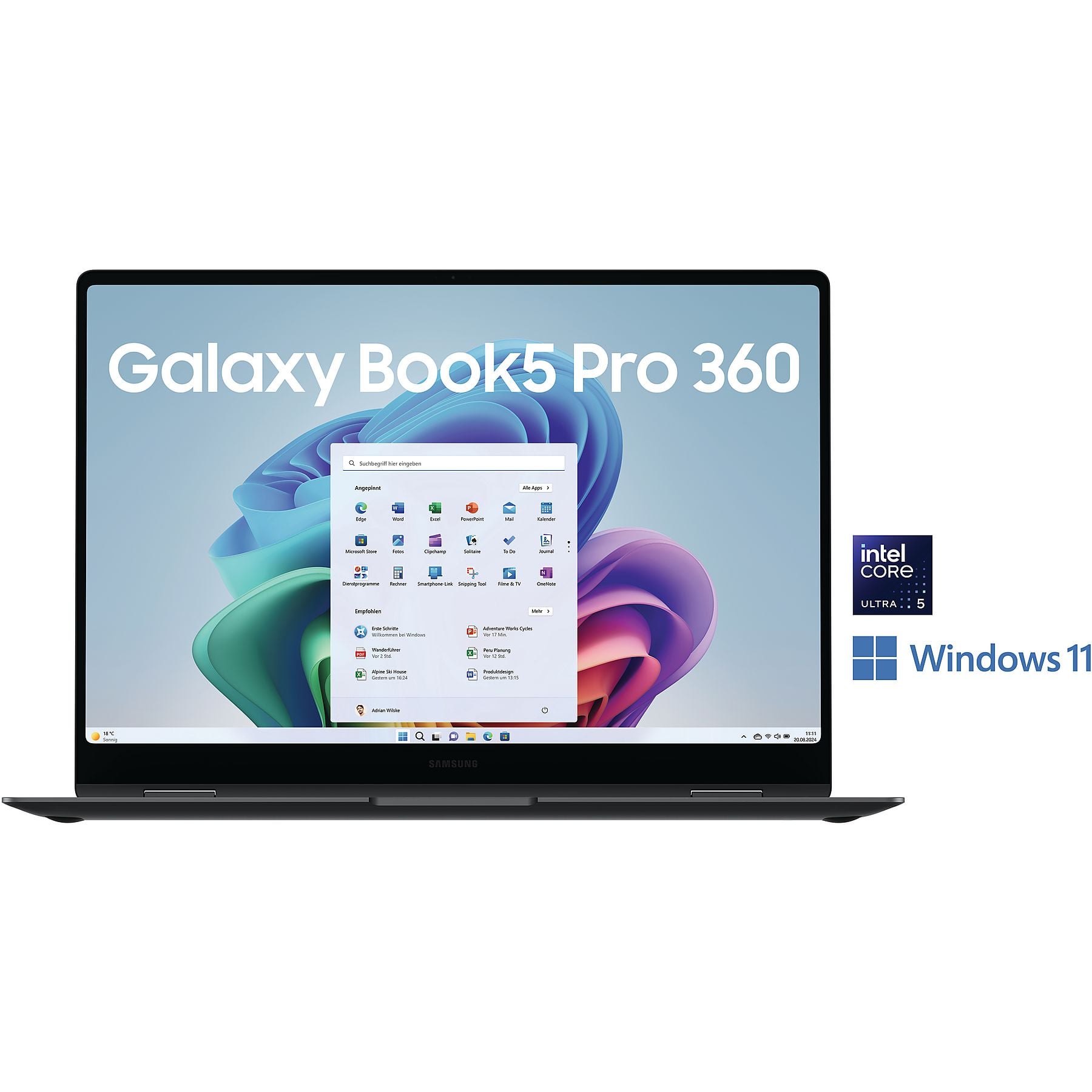 SAMSUNG Galaxy Book5 Pro 360, Copilot+ PC - 16 Zoll - Intel® Core™ Ultra 5 226V - 16 GB - 512 GB - Intel® Arc™ GPU - Windows 11 Home SAMSUNG