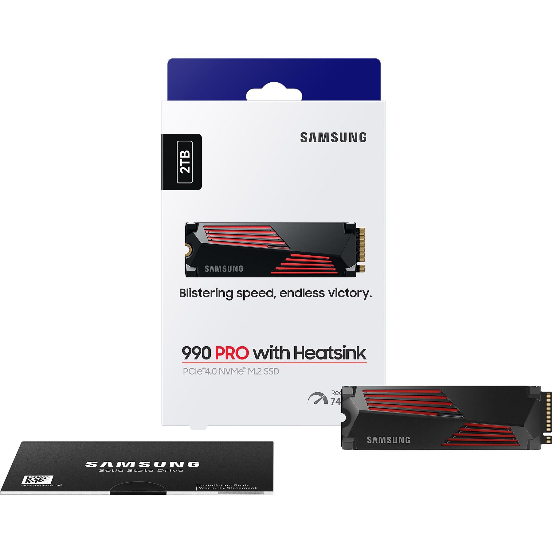 SAMSUNG 990 PRO Heatsink PS5 2 TB, Gaming Festplatte, Schwarz SAMSUNG