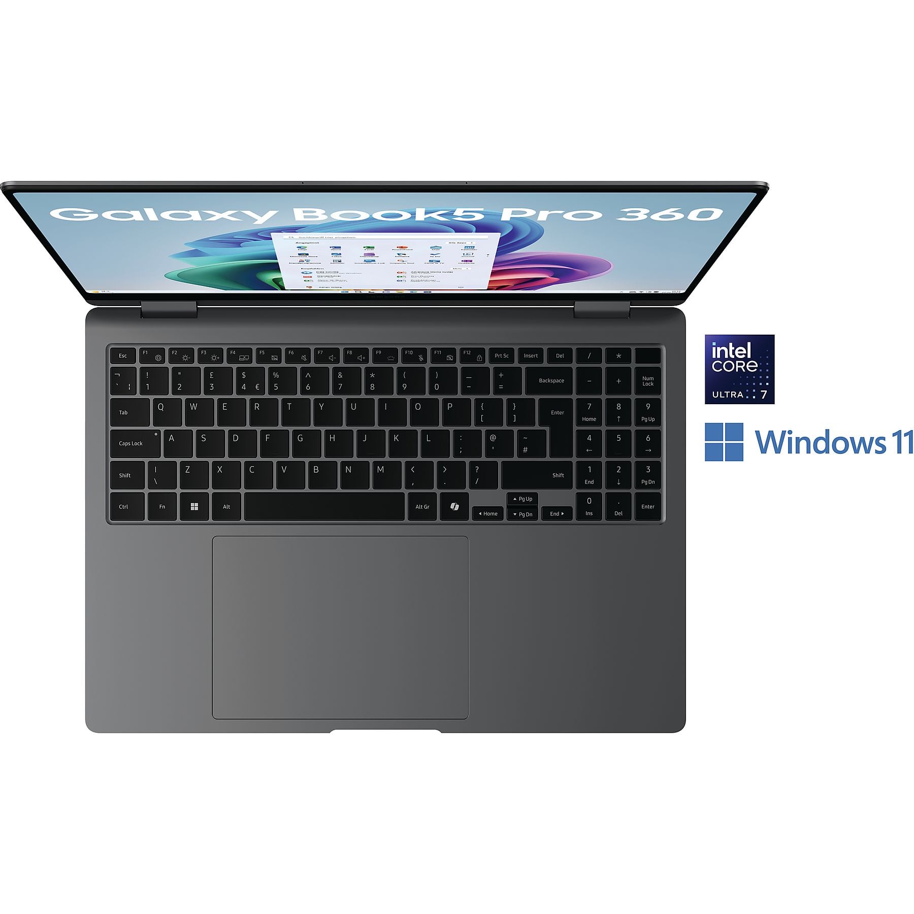 SAMSUNG Galaxy Book5 Pro 360 Copilot+ PC, - 16 Zoll - Intel® Core™ Ultra 7 256V - 16 GB - 512 GB - Intel® Arc™ GPU - Windows 11 Home SAMSUNG