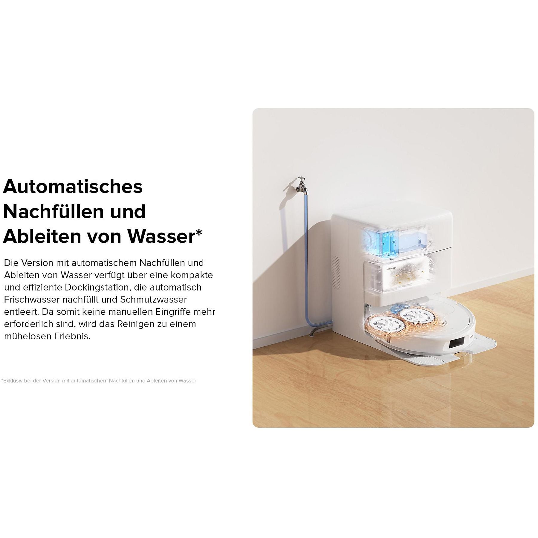 ROBOROCK Qrevo Plus mit automatischer Nachfüllstation Saugwischroboter ROBOROCK