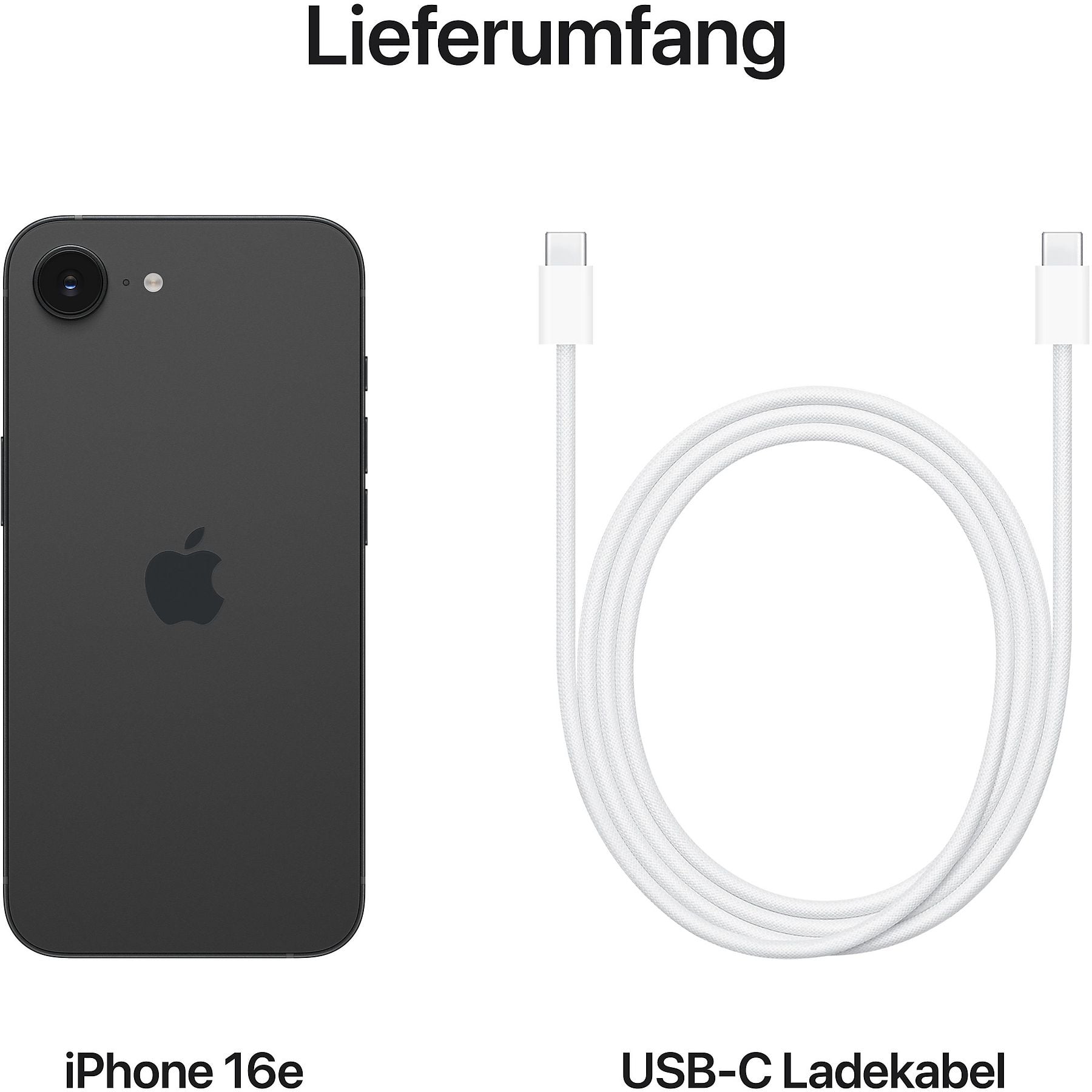 APPLE iPhone 16e 256 GB Black Dual SIM APPLE