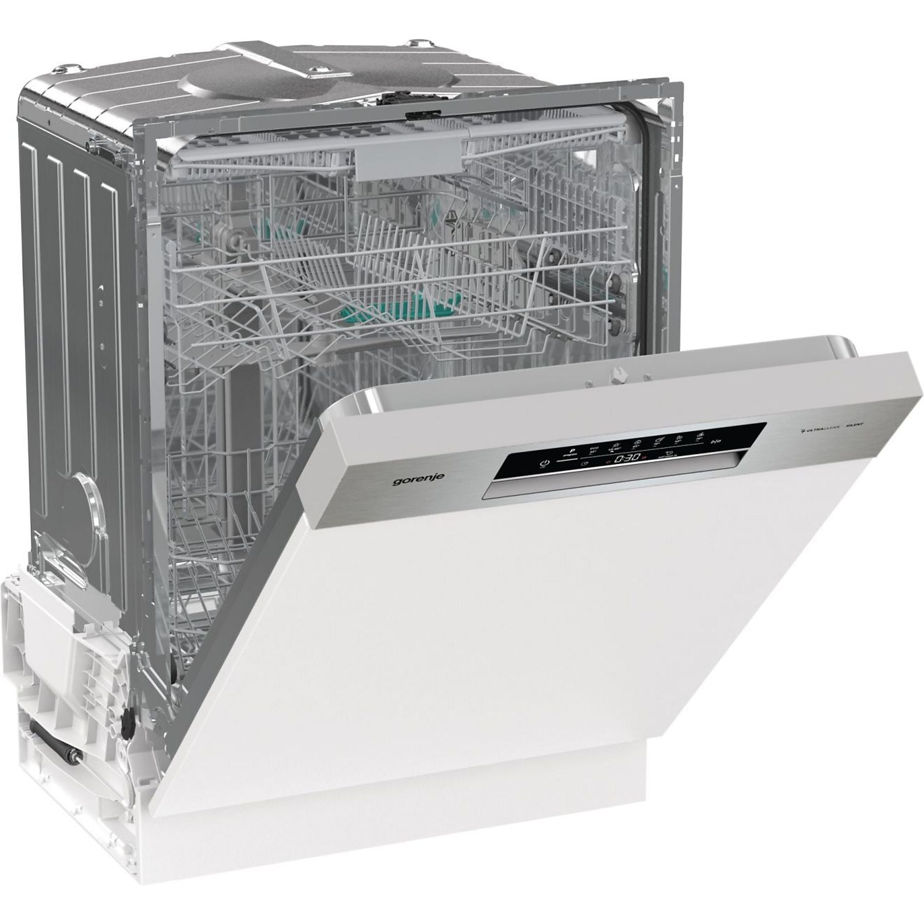 GORENJE GI643D90X Geschirrspüler (teilintegrierbar, 598 mm breit, 45 dB (A), D) GORENJE