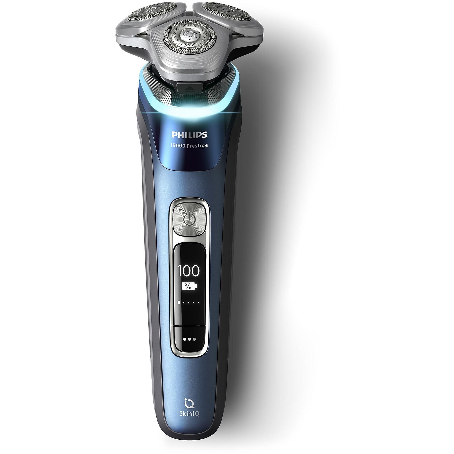 PHILIPS XP9201/30 Elektrorasierer i9000 Prestige Mystic Aqua (Triple Action Lift & Cut-Rasiersystem, Dual SteelPrecision Klingen , Reinigungsstation: Ja) PHILIPS