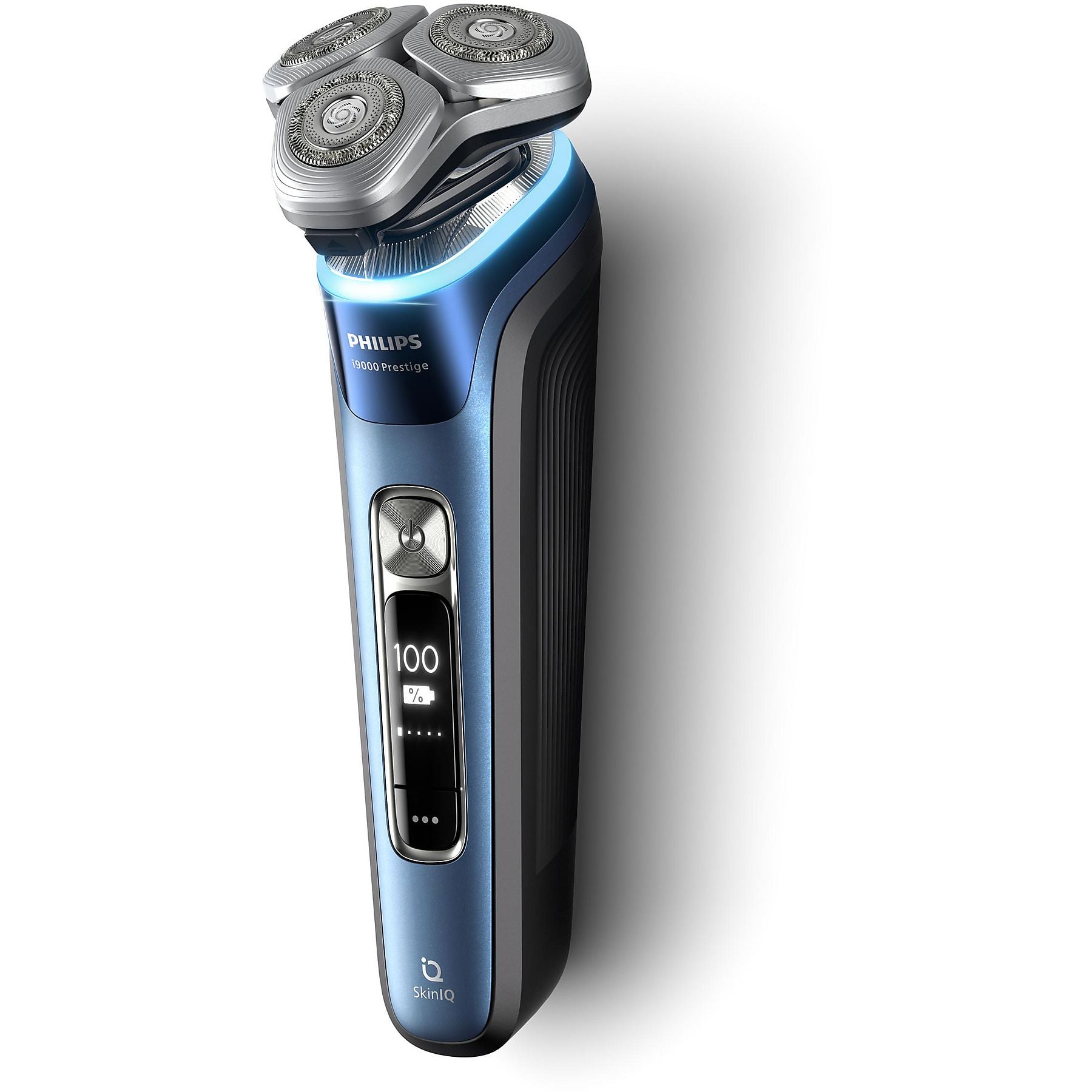 PHILIPS XP9201/30 Elektrorasierer i9000 Prestige Mystic Aqua (Triple Action Lift & Cut-Rasiersystem, Dual SteelPrecision Klingen , Reinigungsstation: Ja) PHILIPS