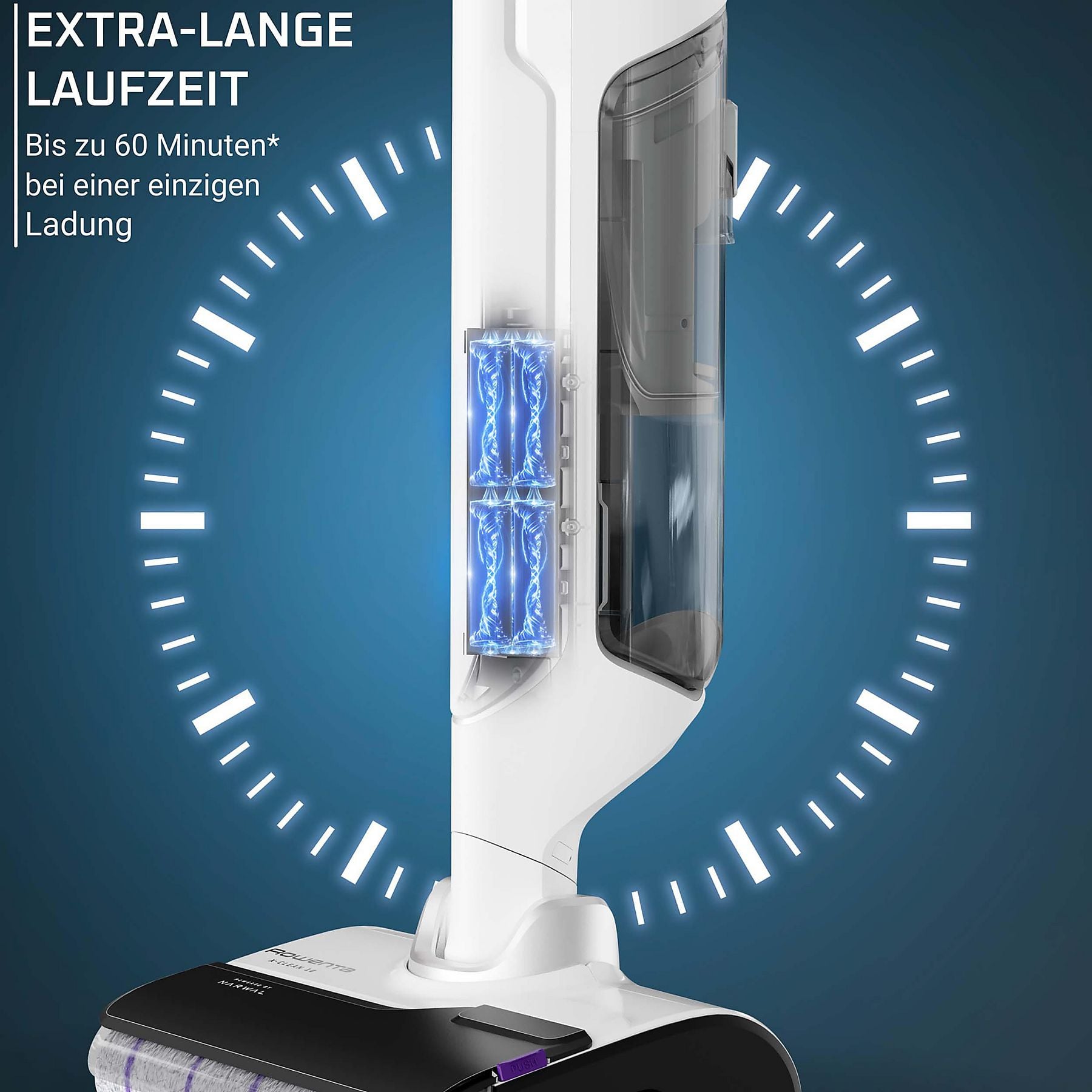 ROWENTA GZ7035 X-Clean 10 Nass-/Trockensauger, Akkubetrieb ROWENTA