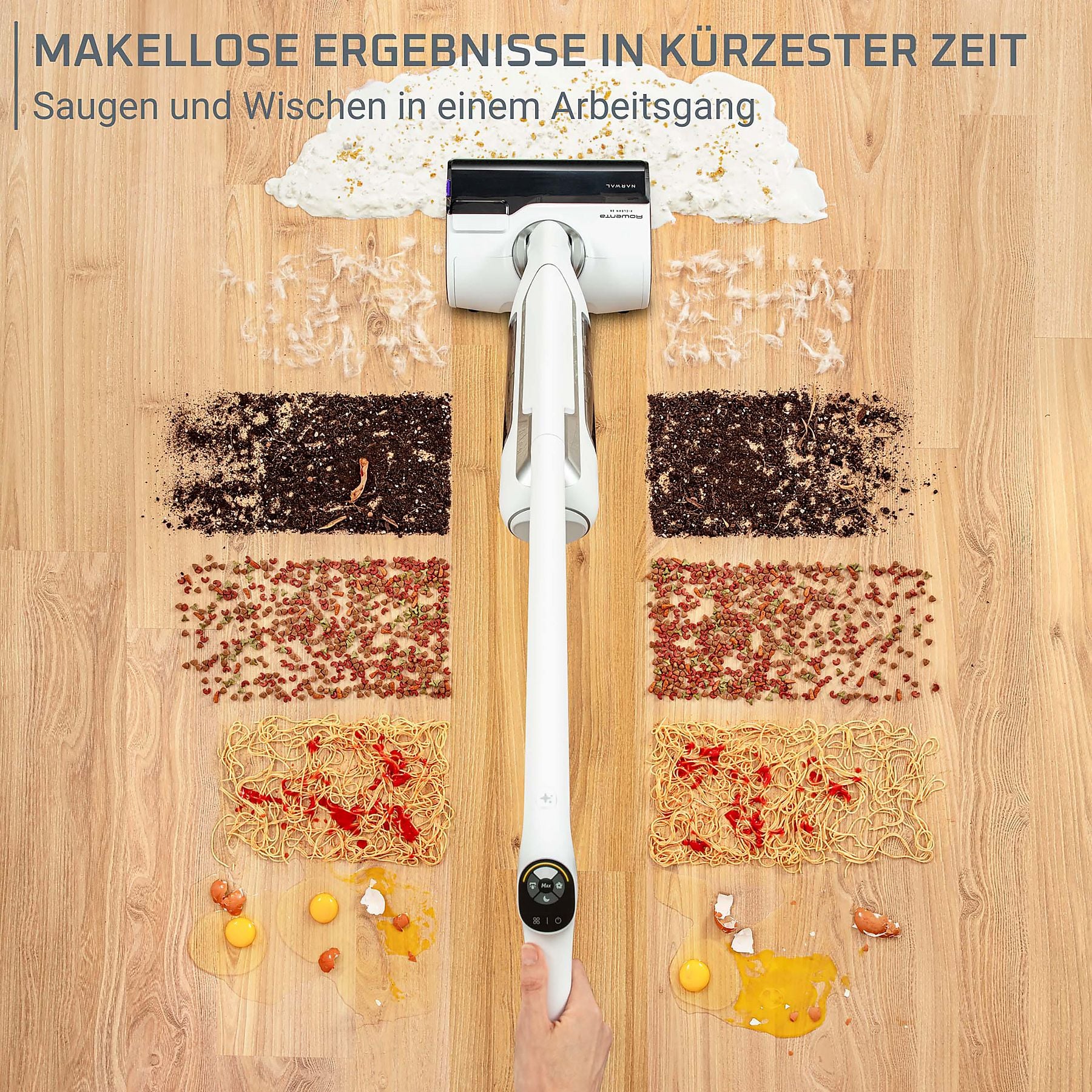 ROWENTA GZ7035 X-Clean 10 Nass-/Trockensauger, Akkubetrieb ROWENTA