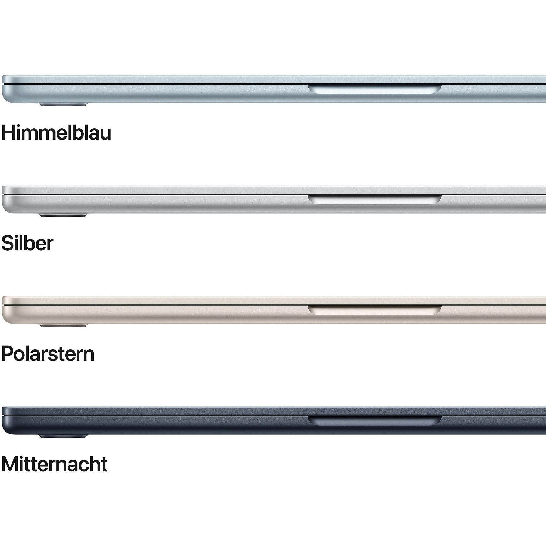 APPLE MacBook Air (2025), MC6T4D/A - 13,6 Zoll - Apple M4 M4 - 16 GB - 256 GB - Apple M4 - macOS APPLE