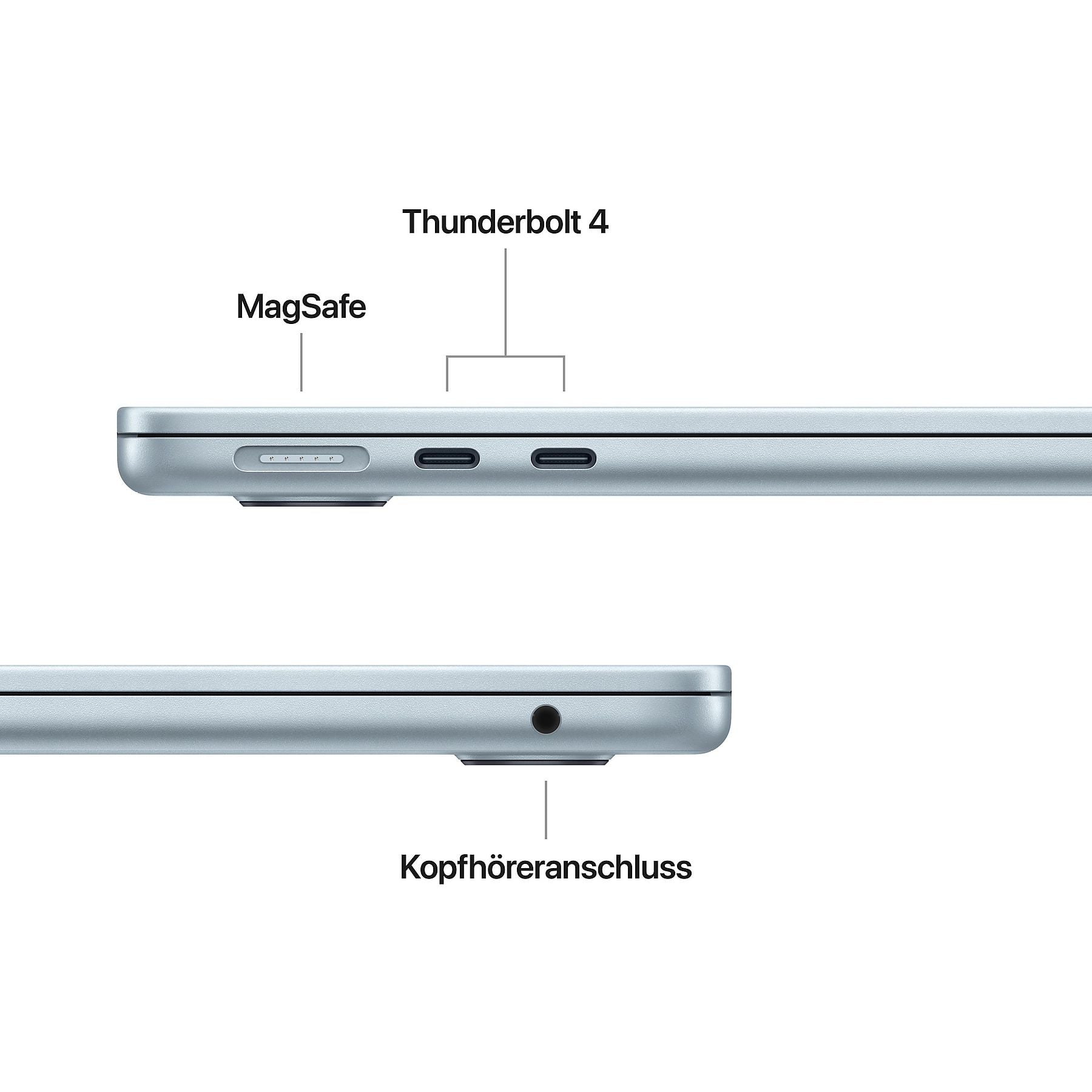 APPLE MacBook Air (2025), MC6T4D/A - 13,6 Zoll - Apple M4 M4 - 16 GB - 256 GB - Apple M4 - macOS APPLE