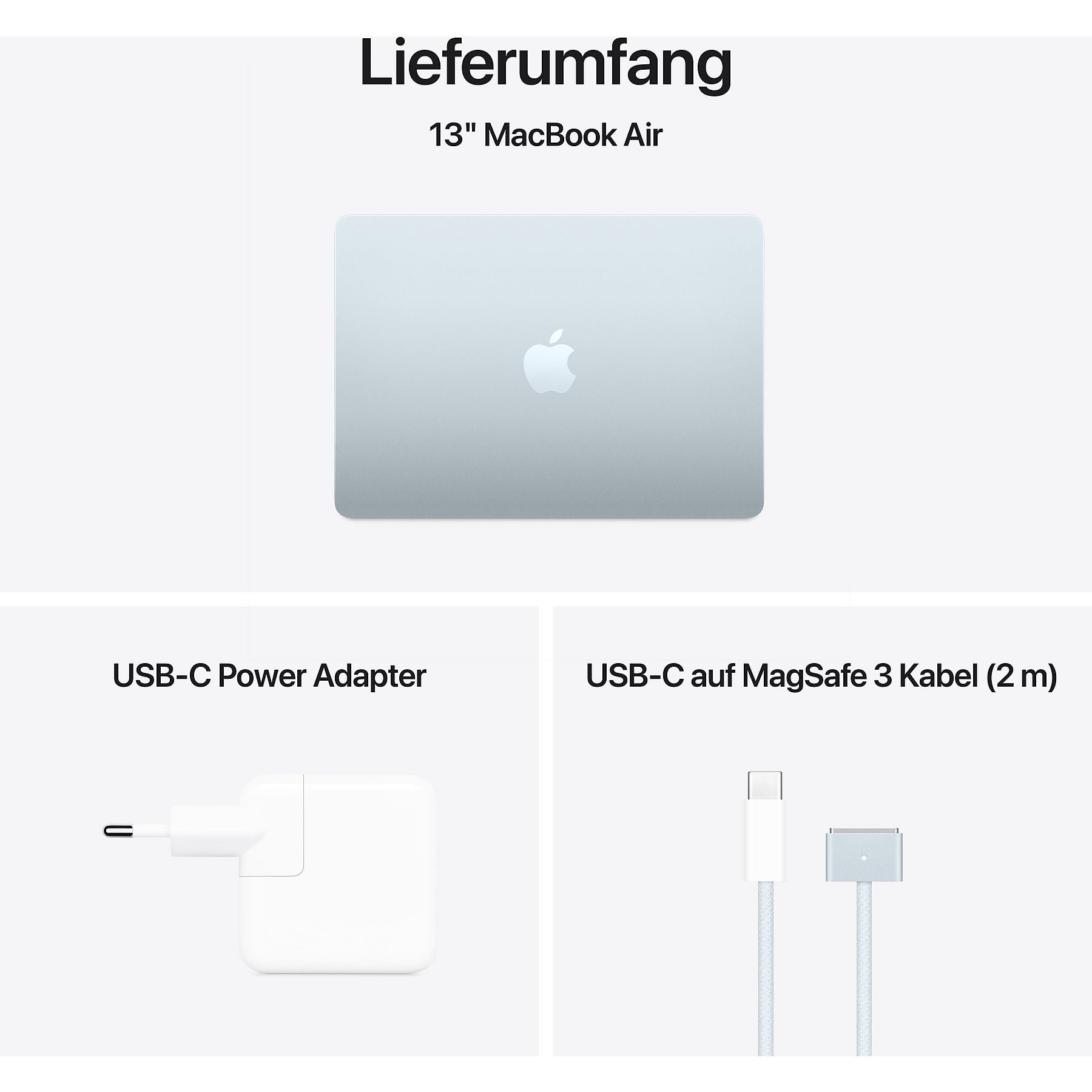 APPLE MacBook Air (2025), MC6T4D/A - 13,6 Zoll - Apple M4 M4 - 16 GB - 256 GB - Apple M4 - macOS APPLE