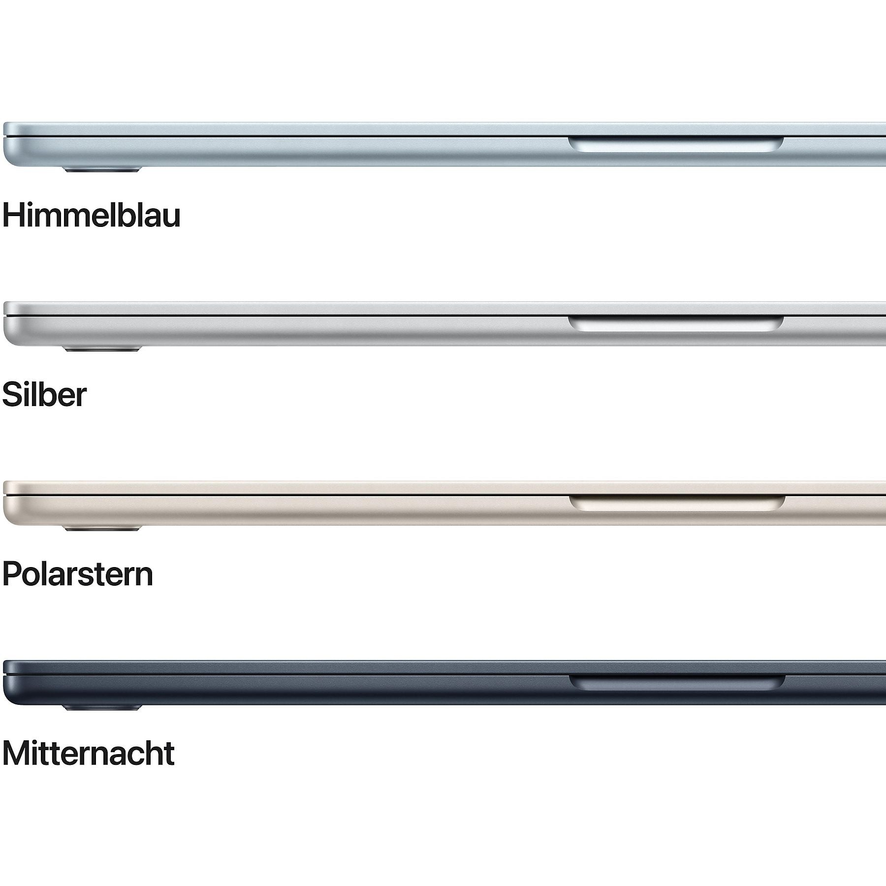 APPLE MBA 13 M4 10C/16/256/8C SLV, Notebook, mit 13,6 Zoll Display, Apple M4, 16 GB RAM, 256 GB SSD, Apple M4, Silber, macOS APPLE