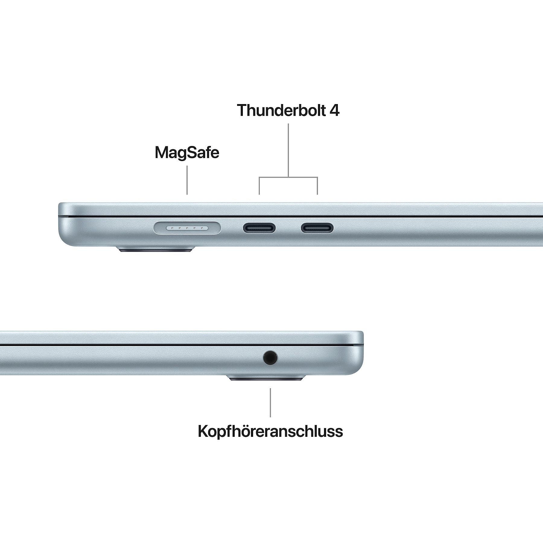 APPLE MacBook Air (2025), MC7A4D/A - 15,3 Zoll - Apple M4 - 16 GB - 256 GB - macOS APPLE