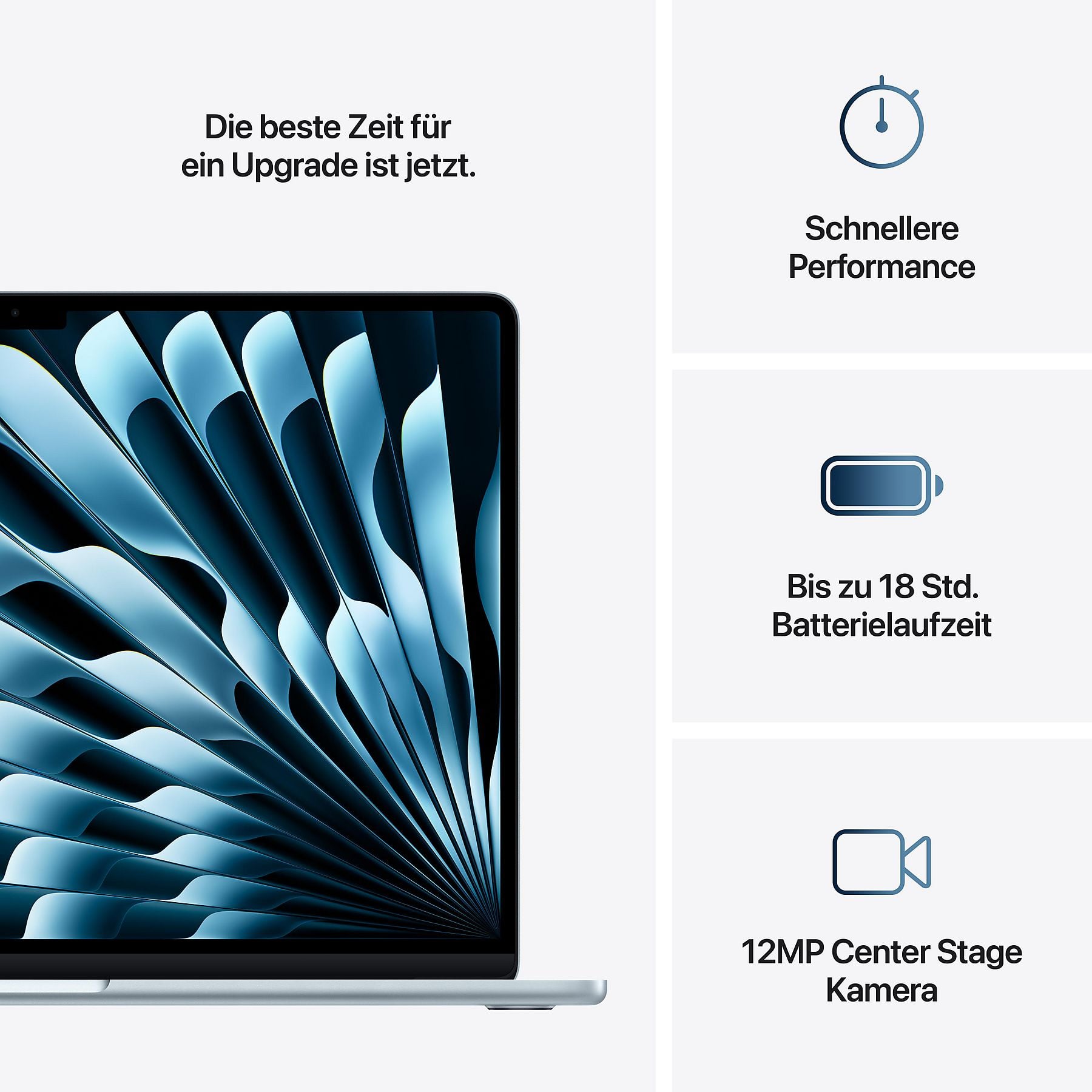 APPLE MacBook Air (2025), MC7A4D/A - 15,3 Zoll - Apple M4 - 16 GB - 256 GB - macOS APPLE