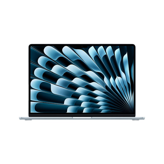 APPLE MBA 15 M4 10C/16/512/10C SKY, Notebook, mit 15,3 Zoll Display, Apple M4,Apple M4 Prozessor, 16 GB RAM, 512 GB SSD, Apple M4, Himmelblau, macOS APPLE