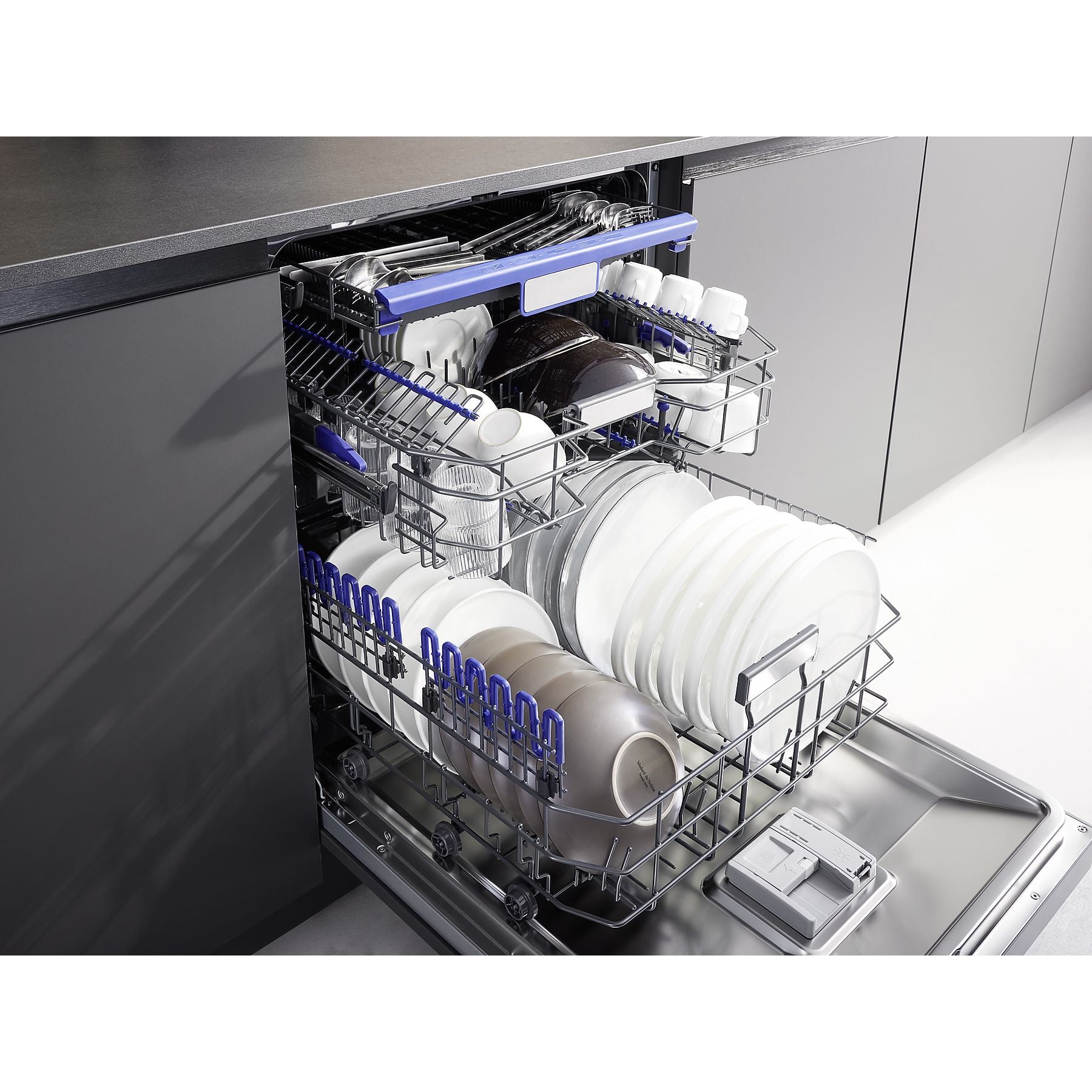 KOENIC KDW 6031 A BI Geschirrspüler (teilintegrierbar, 596 mm breit, 43 dB (A), A) KOENIC