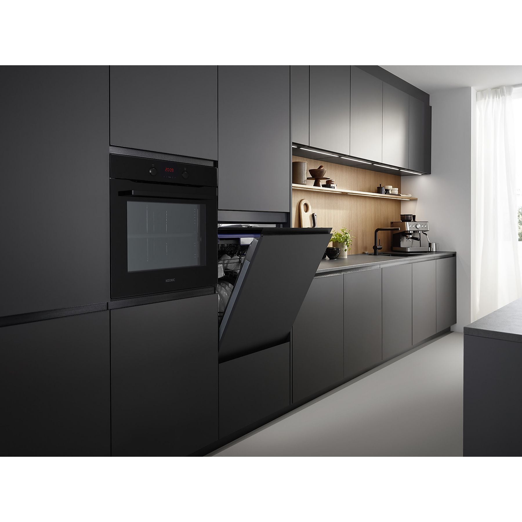 KOENIC KDW 6051 B FI XXL Geschirrspüler (vollintegrierbar, 600 mm breit, 40 dB (A), B) KOENIC