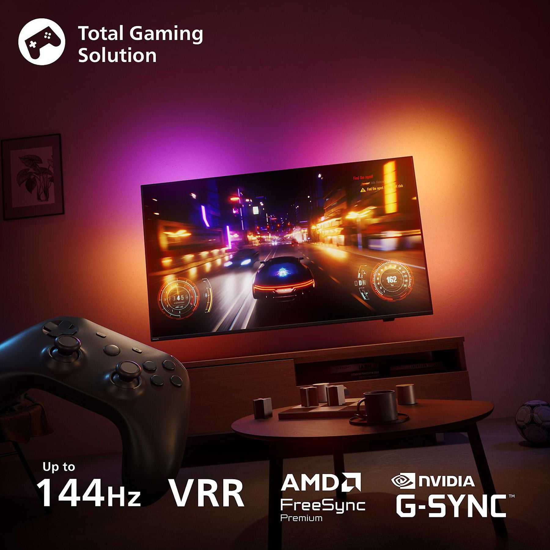 PHILIPS 77OLED910/12 OLED+ Ambilight TV (Flat, 77 Zoll / 194 cm, UHD 4K, SMART TV, Ambilight) PHILIPS