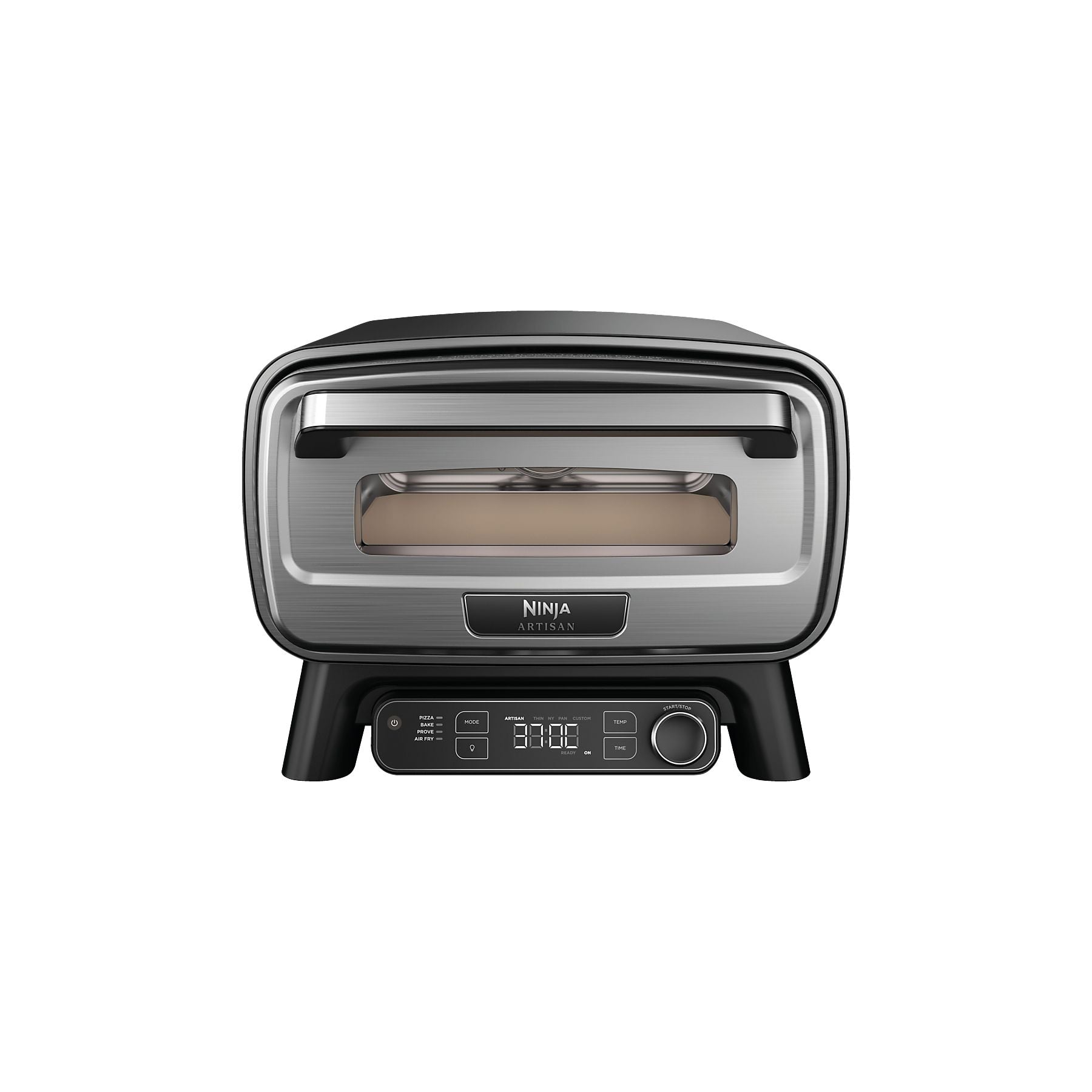 NINJA MO201EU Artisan Outdoor-Elektro-Pizzaofen und Heißluftfritteuse Minibackofen, Grau (1760 Watt) NINJA