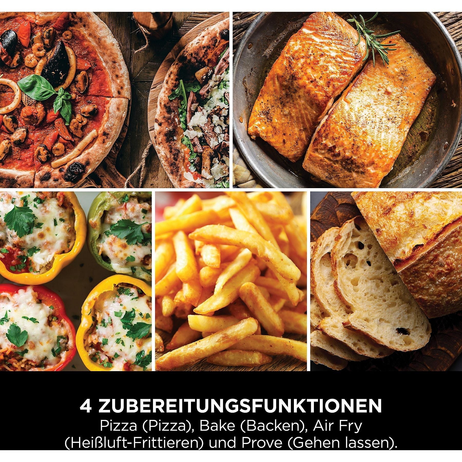 NINJA MO201EU Artisan Outdoor-Elektro-Pizzaofen und Heißluftfritteuse Minibackofen, Grau (1760 Watt) NINJA