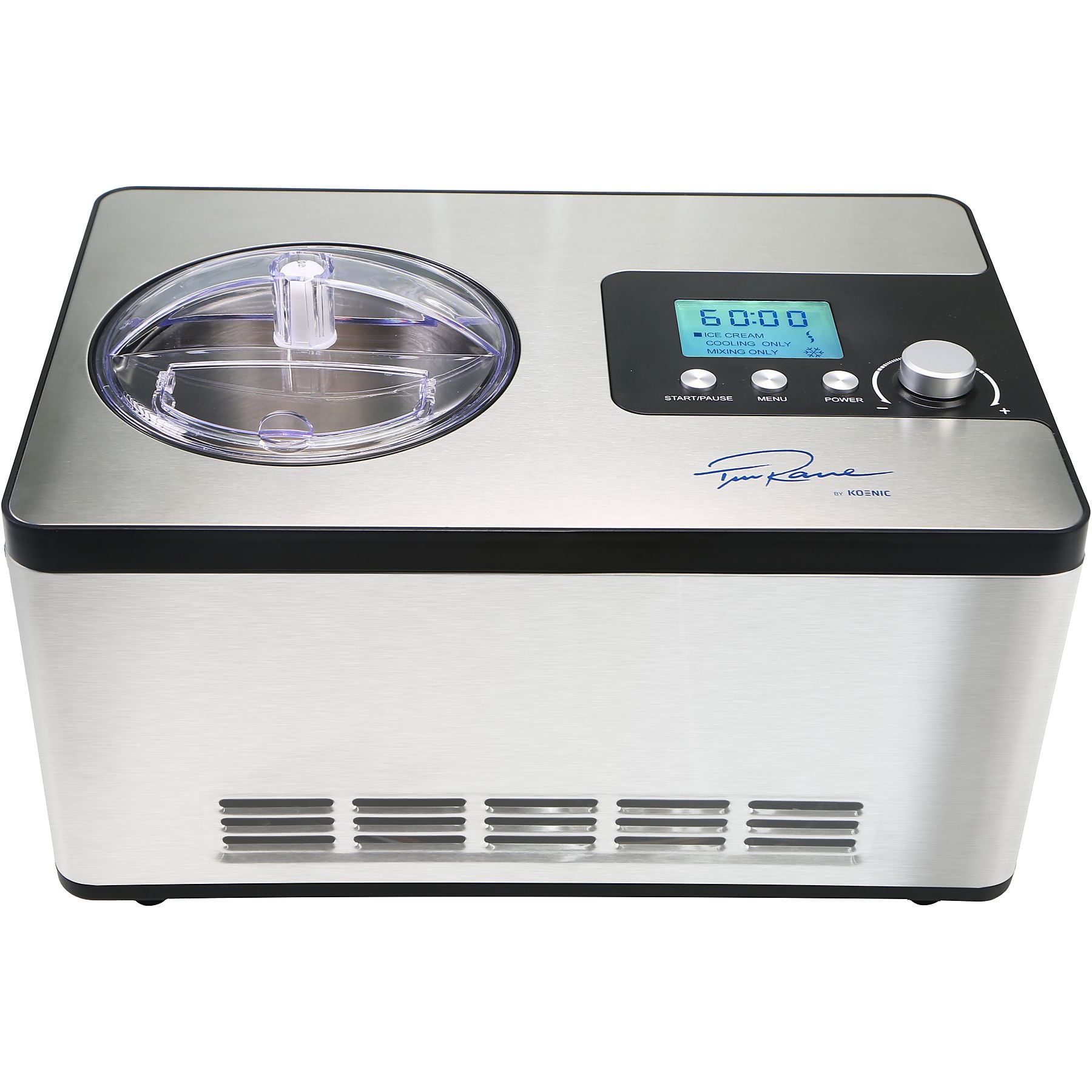KOENIC KIM-TR 2025 M Speiseeismaschine (180 Watt, Edelstahl/Schwarz) KOENIC