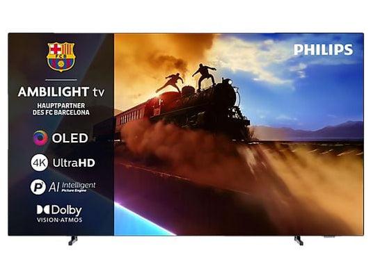 PHILIPS 55OLED760/12 OLED Ambilight TV (Flat, 55 Zoll / 139 cm, UHD 4K, SMART TV, Ambilight) PHILIPS
