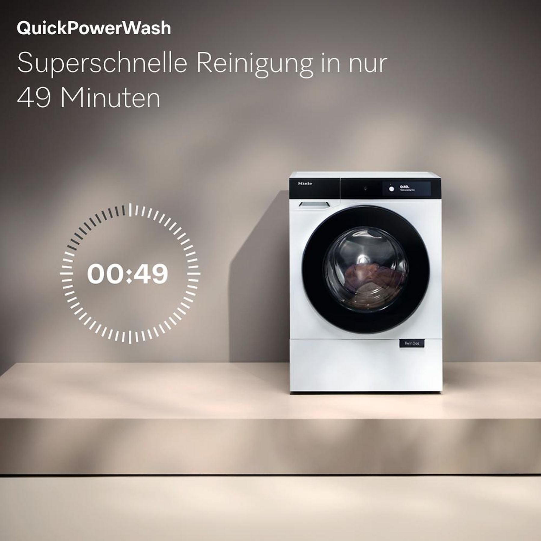 MIELE WQ 1200 WPS Nova Edition W2/T2 Waschmaschine (9 kg, 1400 U/Min., A, Flusenfilter, Fremdkörperfilter) MIELE