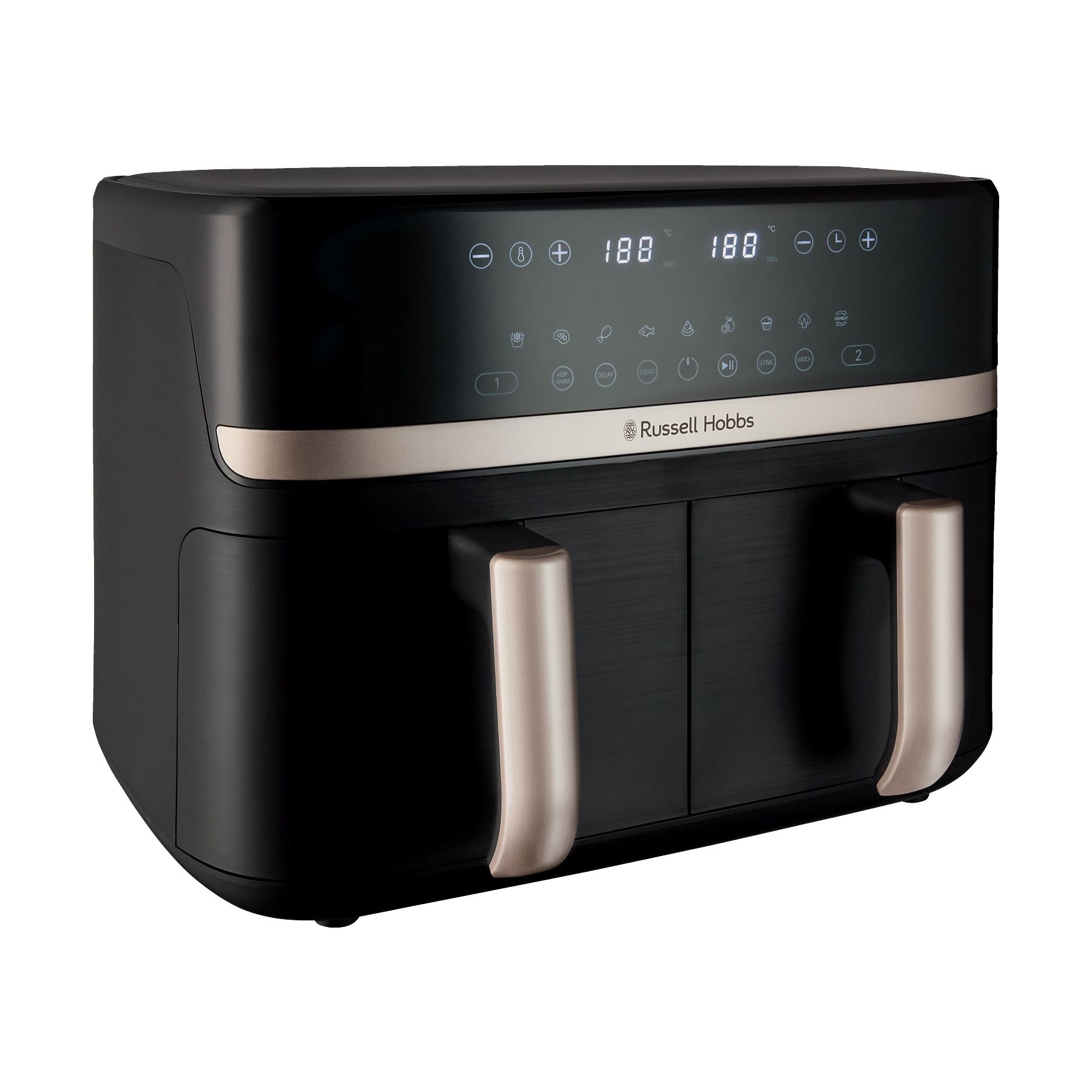 RUSSELL HOBBS 27680-56 SatisFry Dual basket, 9 l, Heißluftfritteuse RUSSELL HOBBS