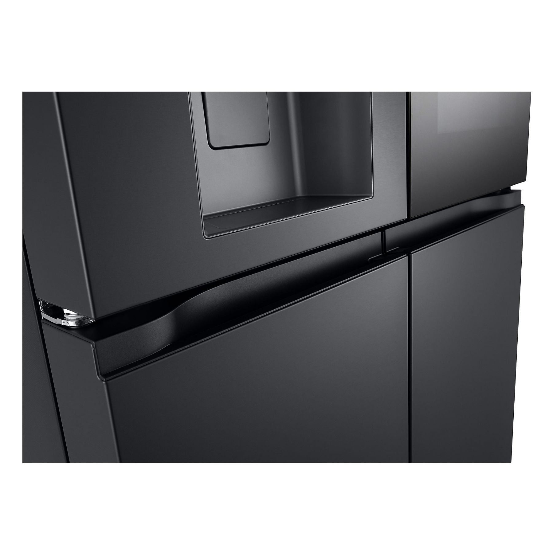 LG GMG960MMSD mit Craft Ice, InstaView® Multi-Door mit Craft Ice French Door (638 l, E, 1792 mm hoch, Essence Black Steel) LG