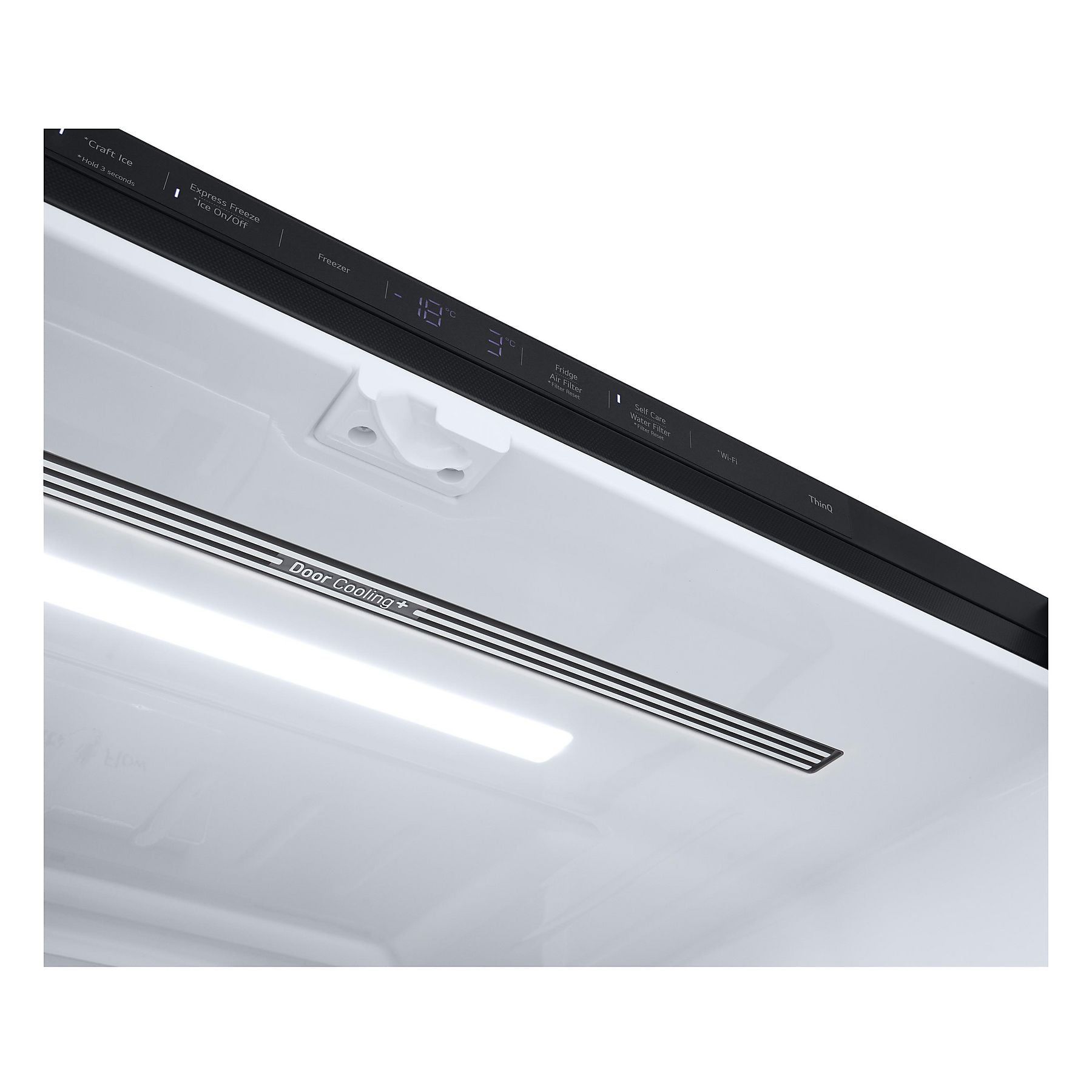 LG GMG960MMSD mit Craft Ice, InstaView® Multi-Door mit Craft Ice French Door (638 l, E, 1792 mm hoch, Essence Black Steel) LG