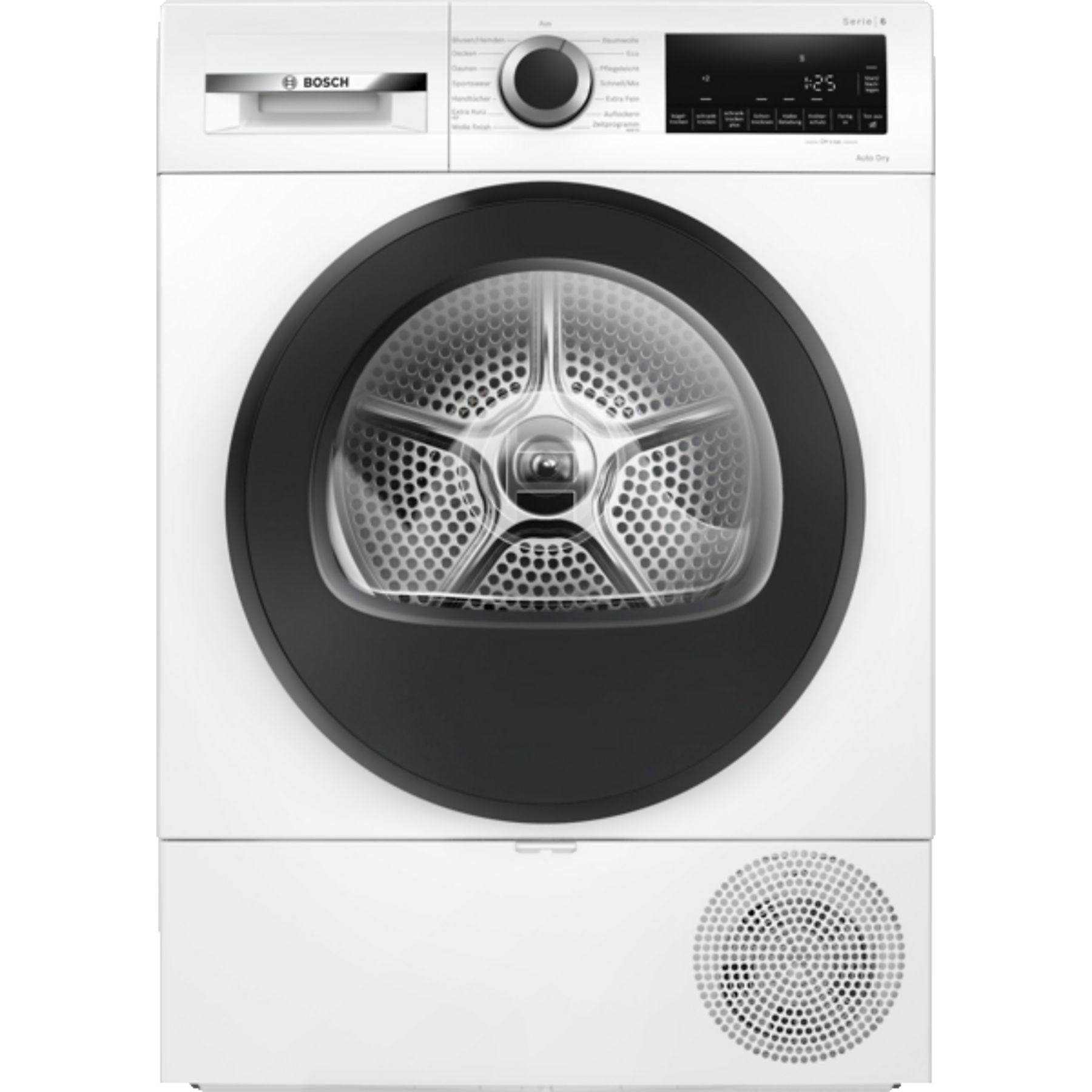 BOSCH WQG241031 Wärmepumpetrockner Serie 6 (9,0 kg, Weiß) BOSCH