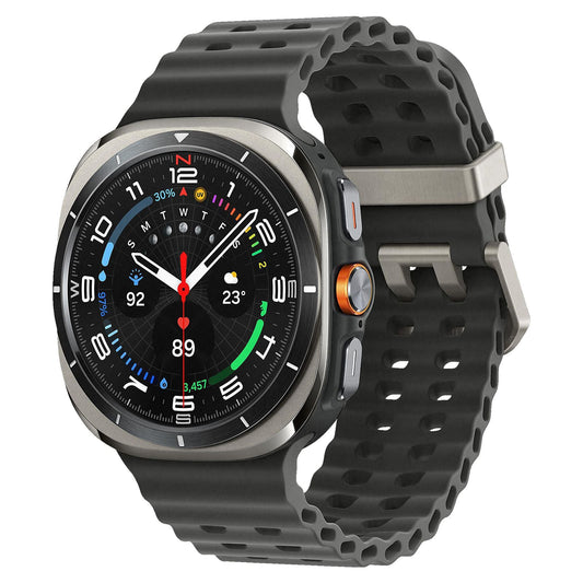 SAMSUNG Galaxy Watch Ultra 47 mm Smartwatch Nitrilkautschuk, 90-140 mm, Titanium Silver SAMSUNG