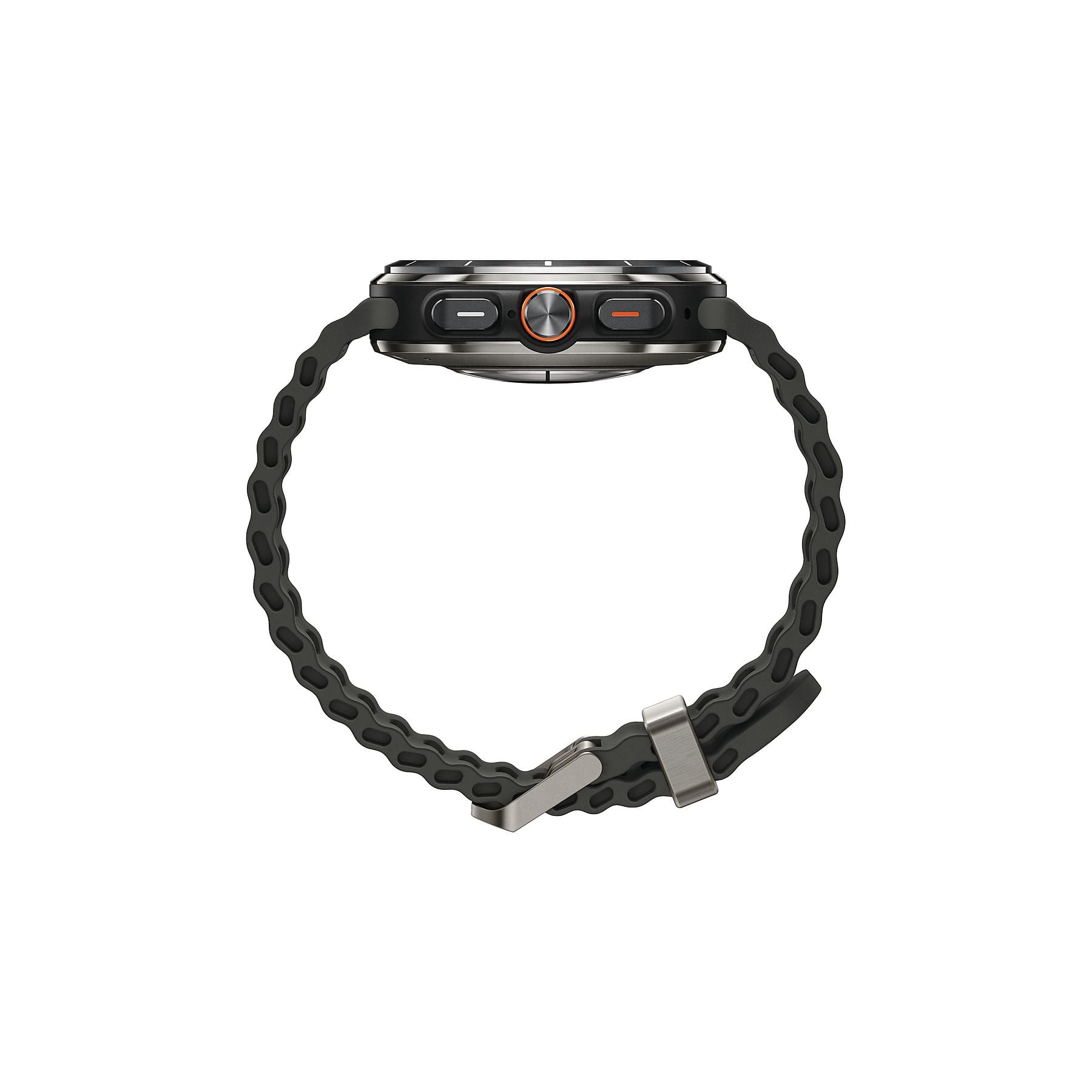 SAMSUNG Galaxy Watch Ultra 47 mm Smartwatch Nitrilkautschuk, 90-140 mm, Titanium Silver SAMSUNG