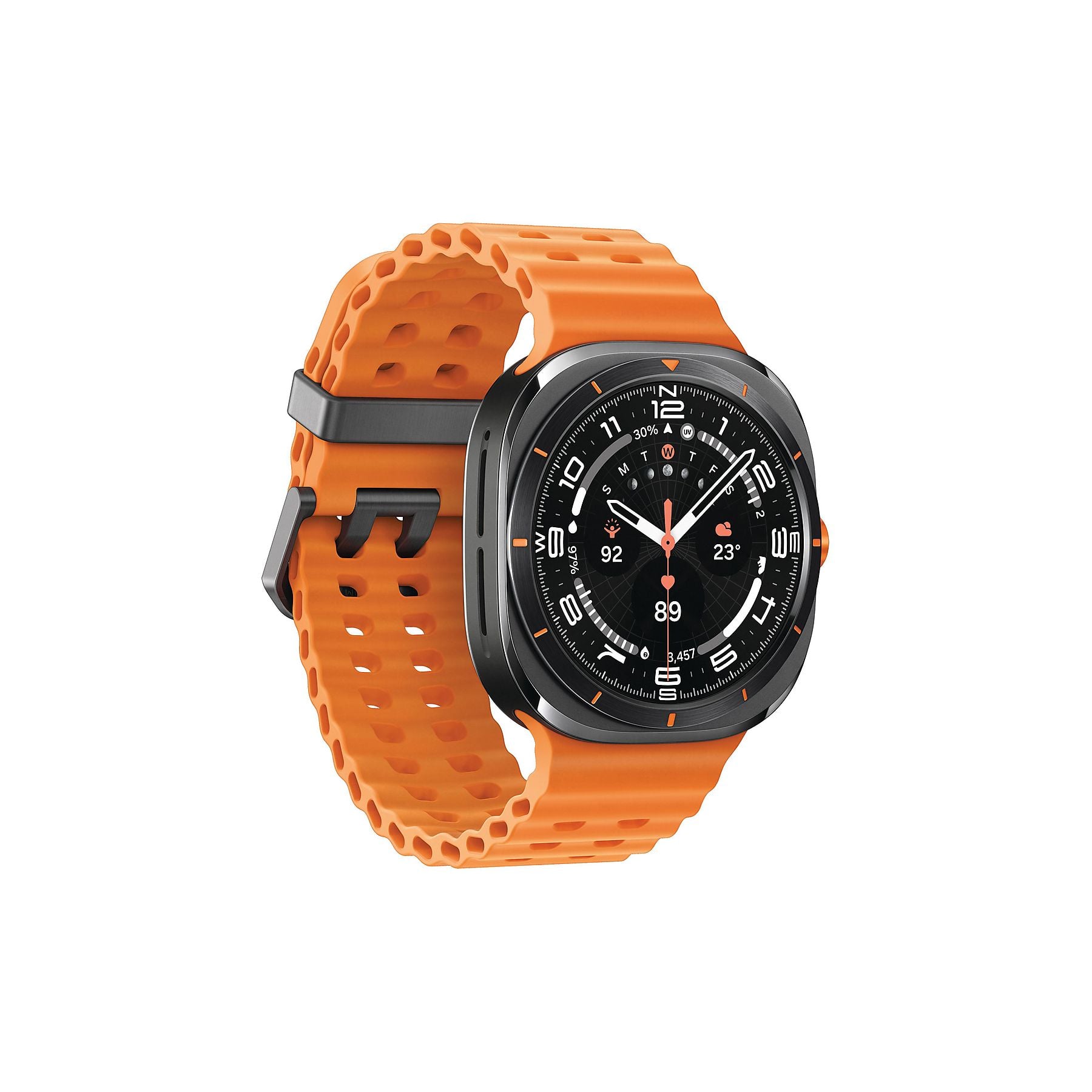 SAMSUNG Galaxy Watch Ultra 47 mm Smartwatch Nitrilkautschuk, 90-140 mm, Titanium Gray SAMSUNG