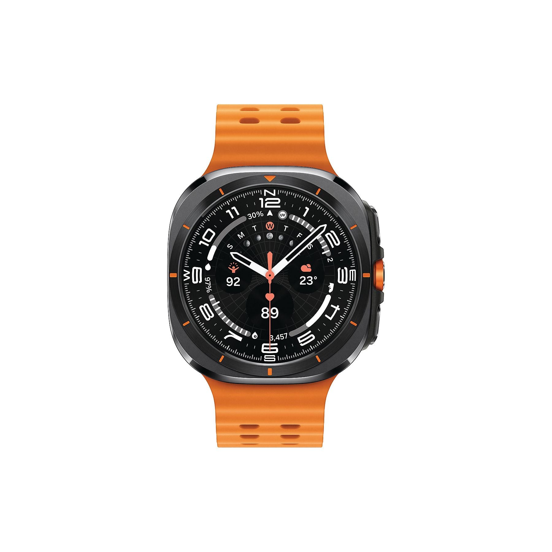 SAMSUNG Galaxy Watch Ultra 47 mm Smartwatch Nitrilkautschuk, 90-140 mm, Titanium Gray SAMSUNG