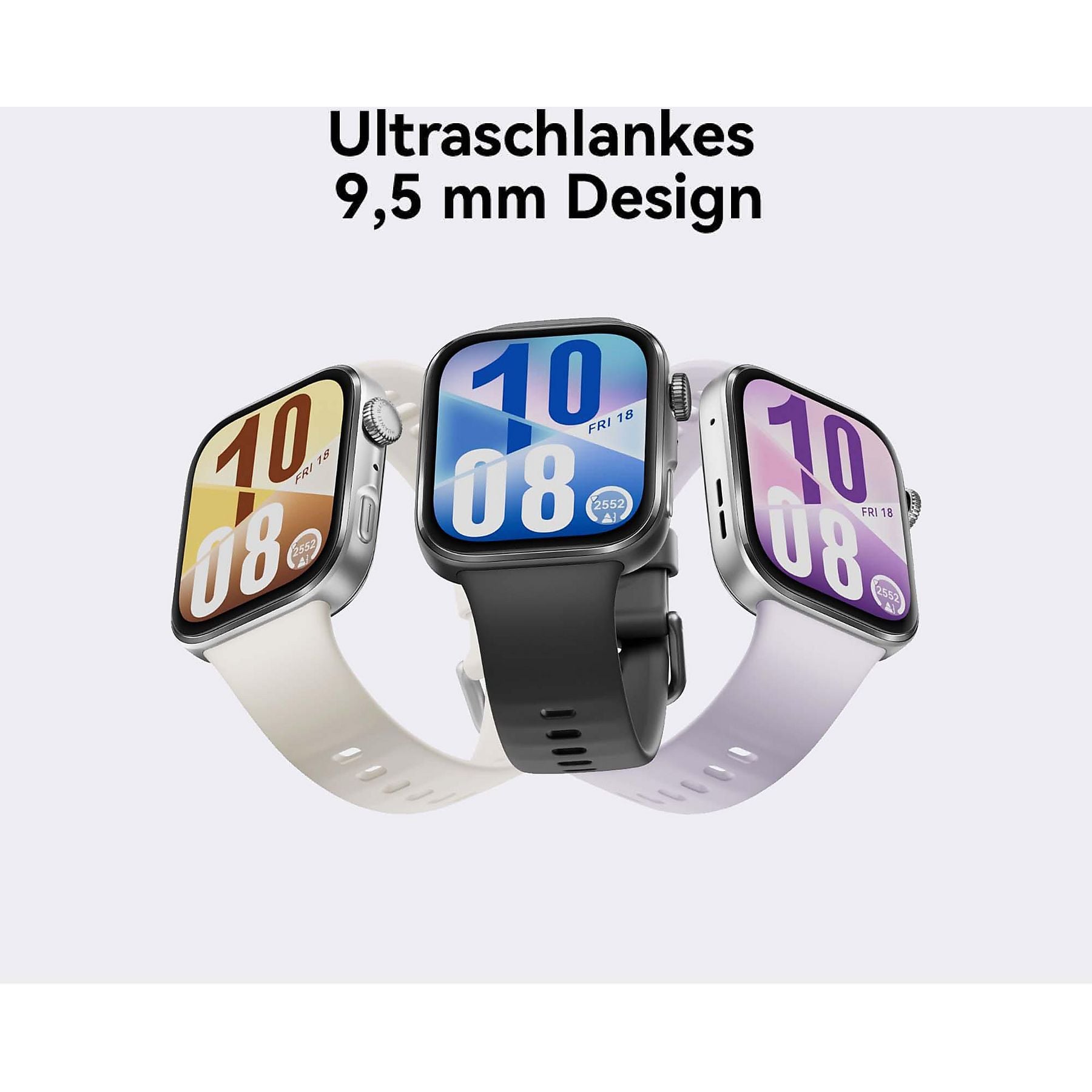 HUAWEI Fit 4 Smartwatch Fluorelastomer, 130-210 mm, Black HUAWEI