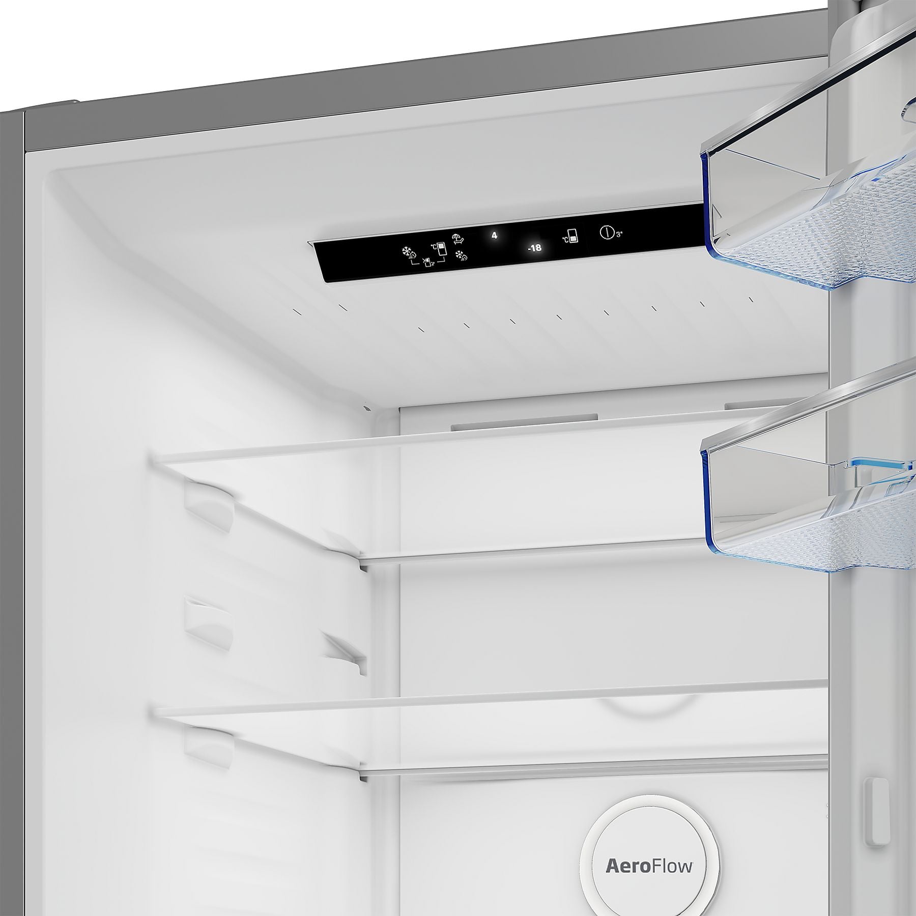 BEKO B5RCNA416HXB Kühlgefrierkombination (C, 415 l, 2035 mm hoch, Edelstahl-Look) BEKO