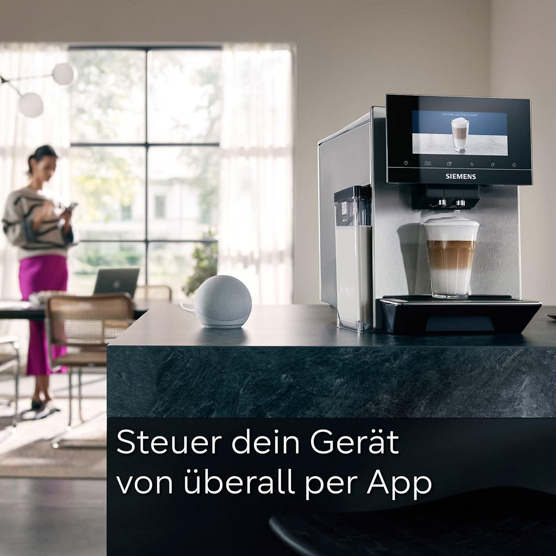 SIEMENS TQ907D03 EQ900 Kaffeevollautomat Edelstahl SIEMENS