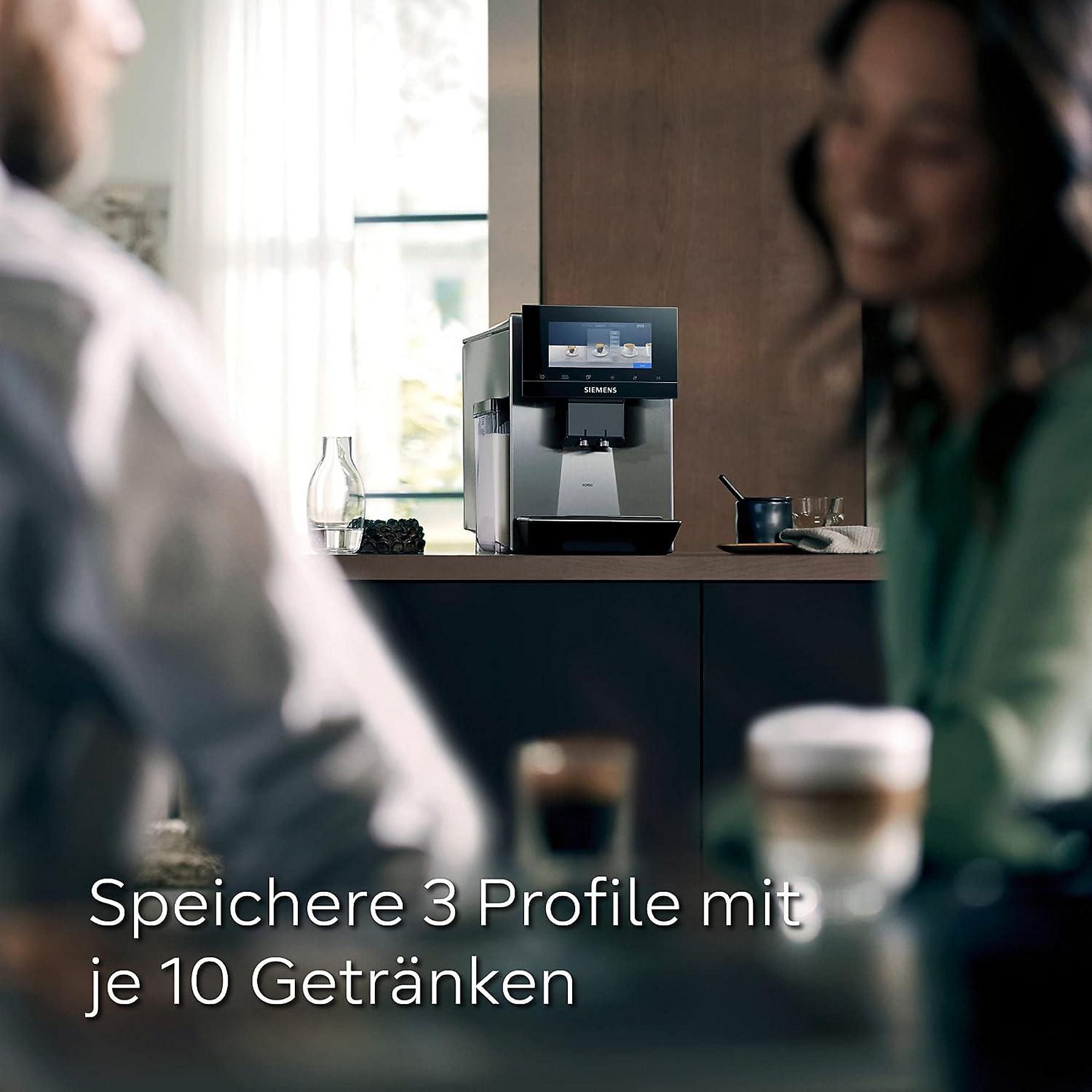 SIEMENS TQ907D03 EQ900 Kaffeevollautomat Edelstahl SIEMENS