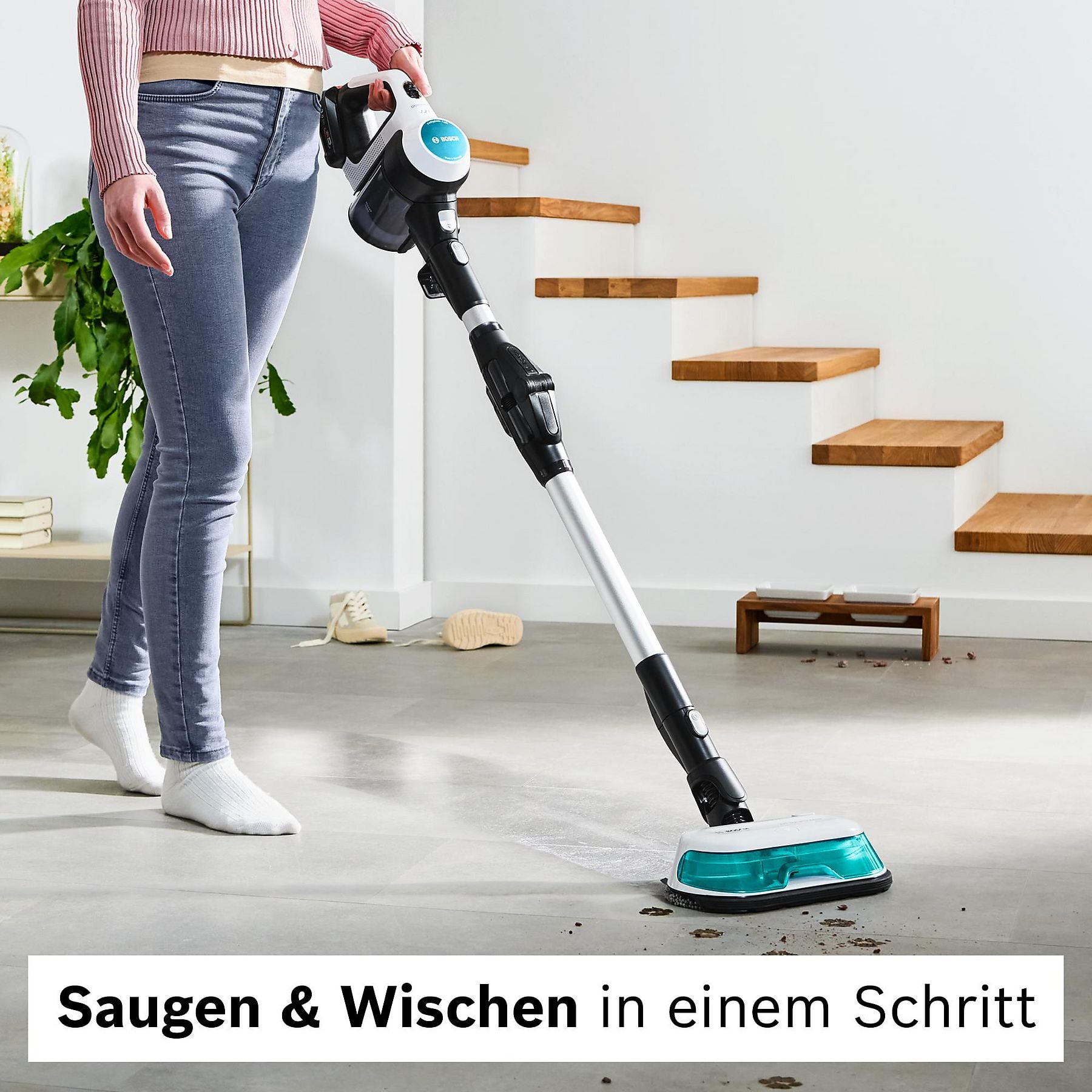 BOSCH BKS71HYG1 Unlimited 7 ProHygienic Aqua Stielsauger, Akkubetrieb BOSCH
