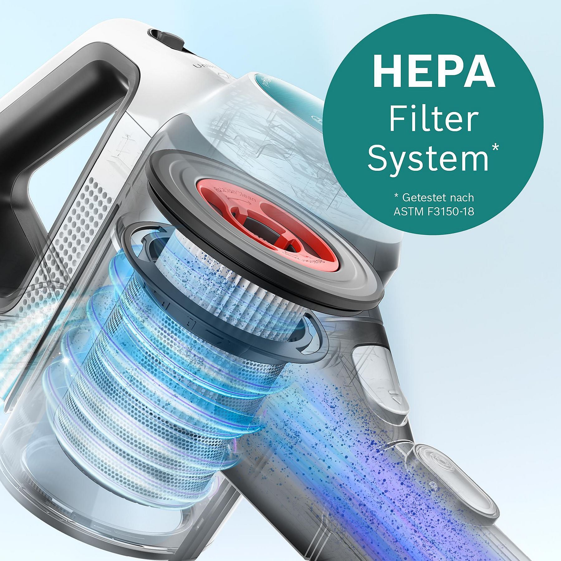 BOSCH BKS71HYG1 Unlimited 7 ProHygienic Aqua Stielsauger, Akkubetrieb BOSCH
