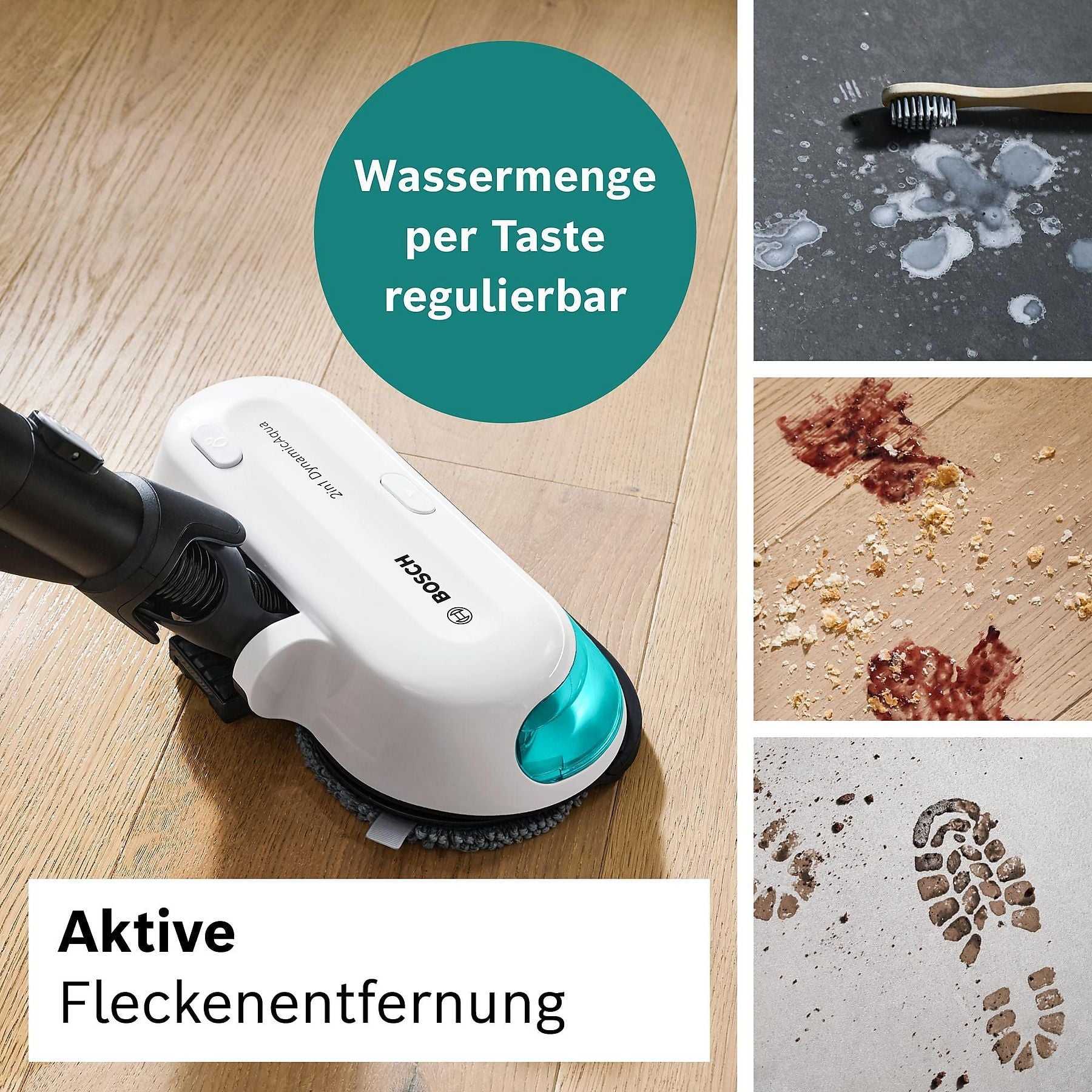 BOSCH BKS71HYG1 Unlimited 7 ProHygienic Aqua Stielsauger, Akkubetrieb BOSCH