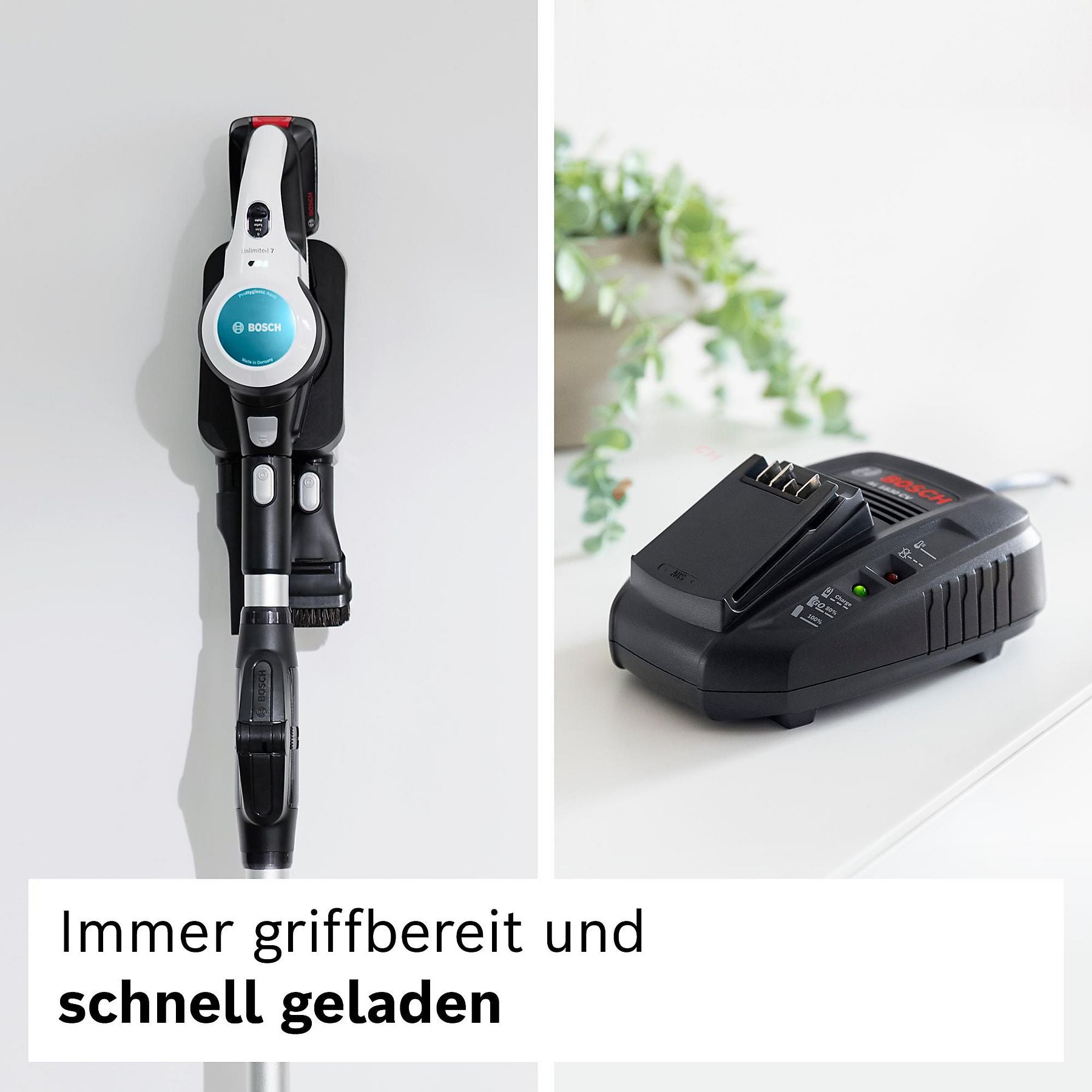 BOSCH BKS71HYG1 Unlimited 7 ProHygienic Aqua Stielsauger, Akkubetrieb BOSCH