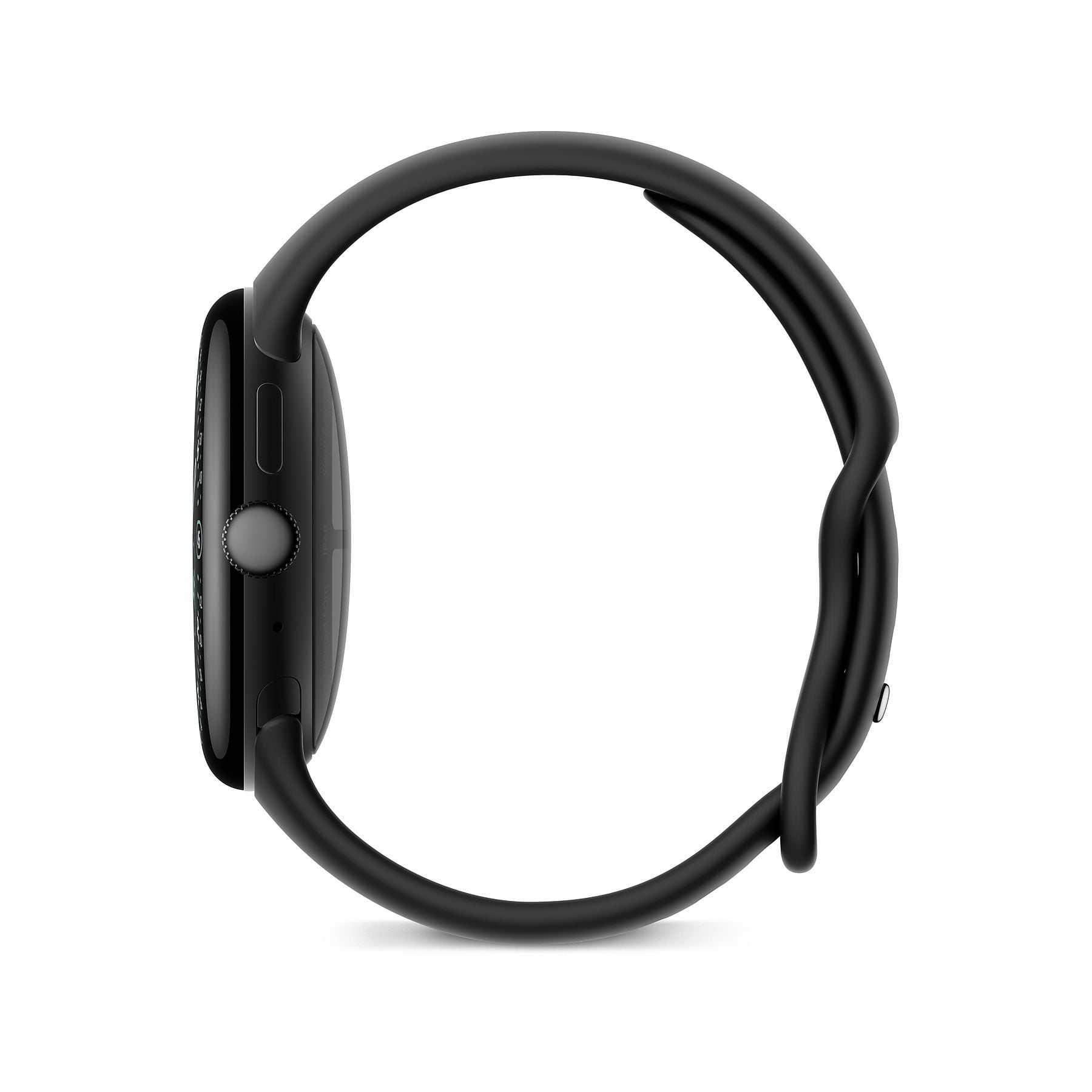 GOOGLE Pixel Watch 4 45 Wi-Fi Smartwatch Fluorelastomer, 150-215, Obsidian GOOGLE